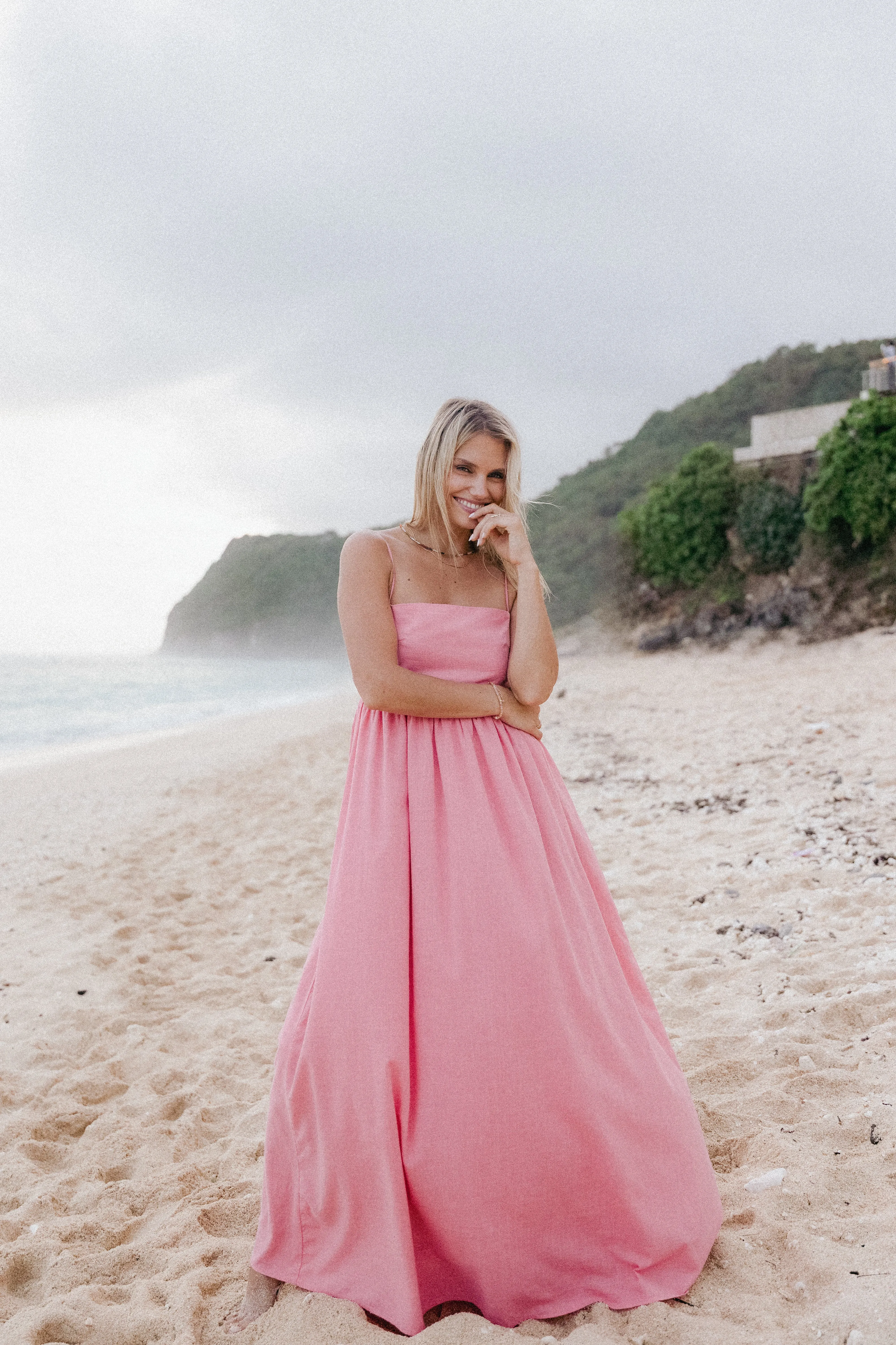 Odessa Maxi Dress - Coral sold by Petal & Pup
