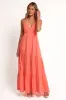 Forbes Maxi Dress - Coral sold by Petal & Pup