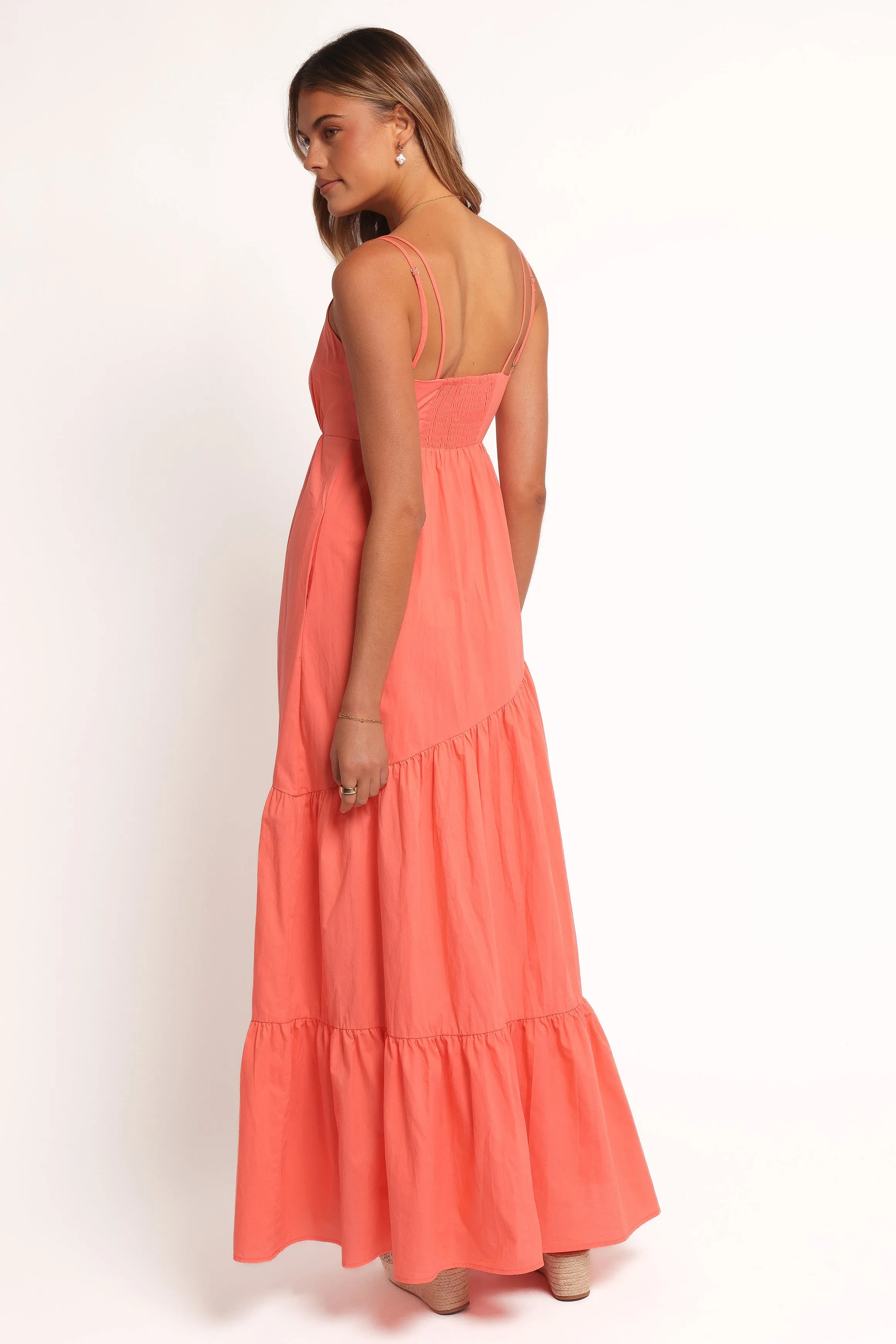 Forbes Maxi Dress - Coral sold by Petal & Pup product image thumbnail 5