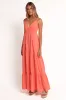 Forbes Maxi Dress - Coral sold by Petal & Pup