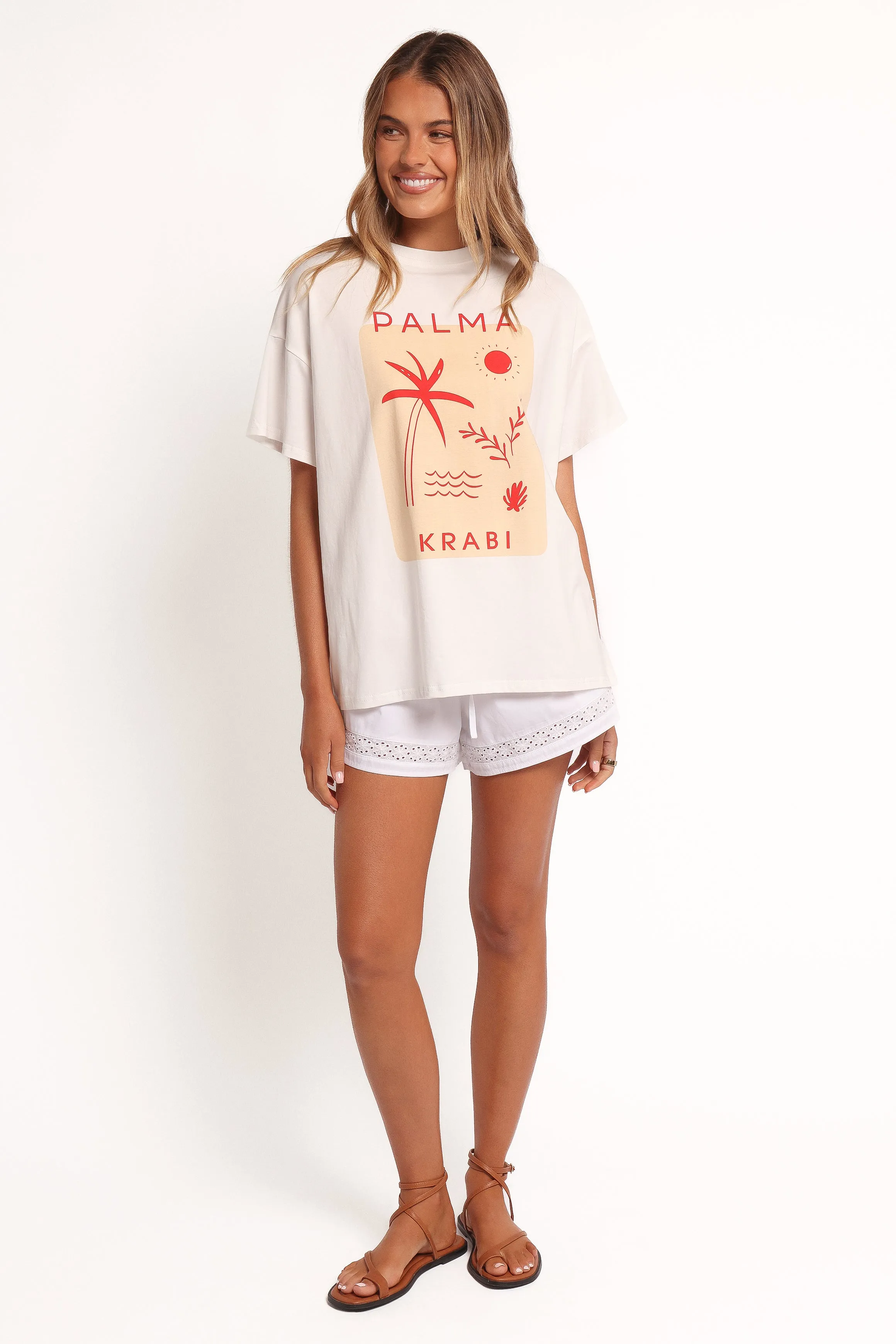 Krabi Beach Graphic Tee - White sold by Petal & Pup product image thumbnail 3