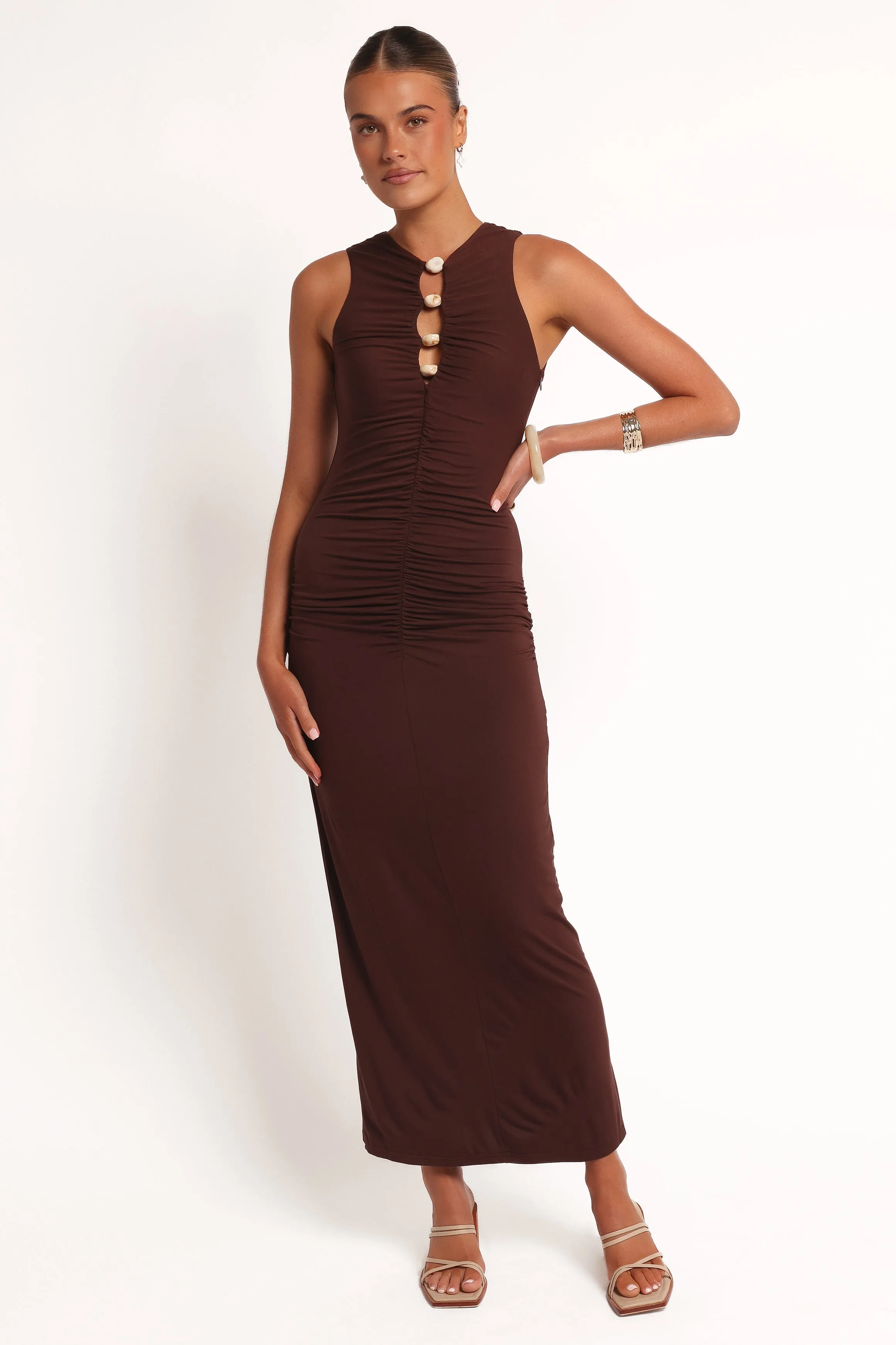 Brody Midi Dress - Chocolate sold by Petal & Pup product image thumbnail 3