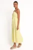 View Halterneck Maxi Dress - Lemon sold by Petal & Pup