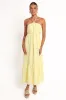 View Halterneck Maxi Dress - Lemon sold by Petal & Pup