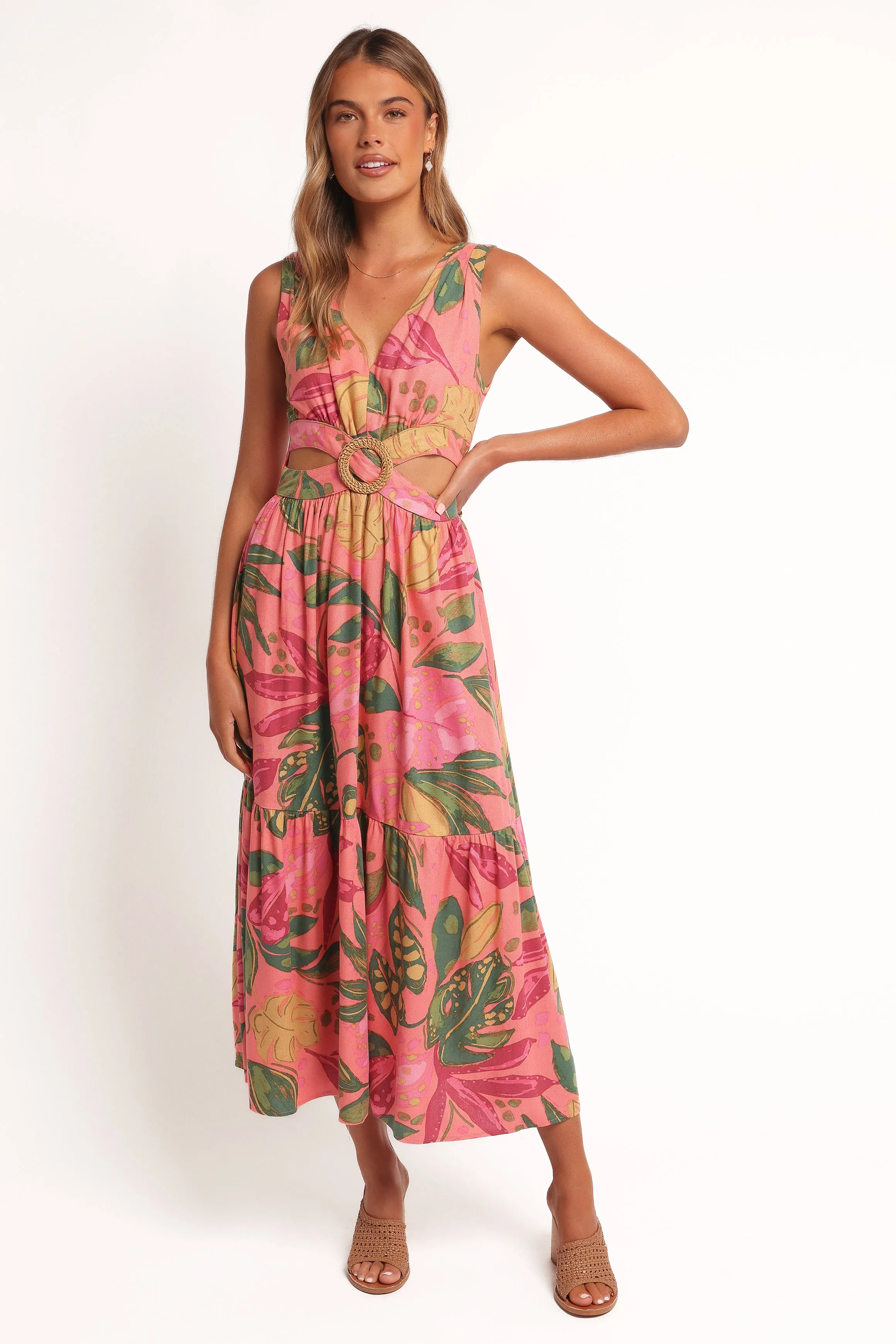 Oasis Midi Dress - Pink Rio sold by Petal & Pup product image thumbnail 2