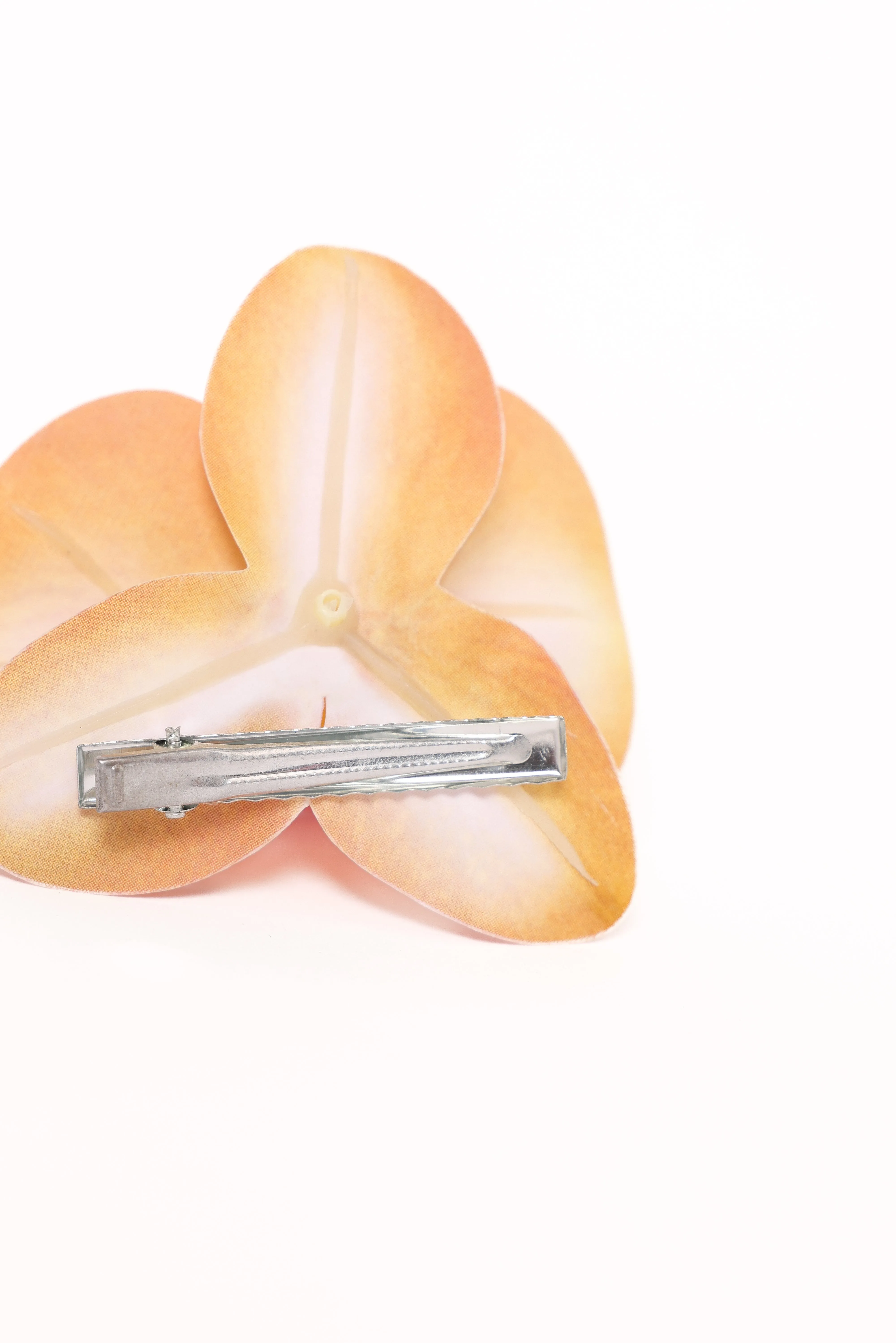 Leila Orchid Hair Clip - Orange sold by Petal & Pup product image thumbnail 4