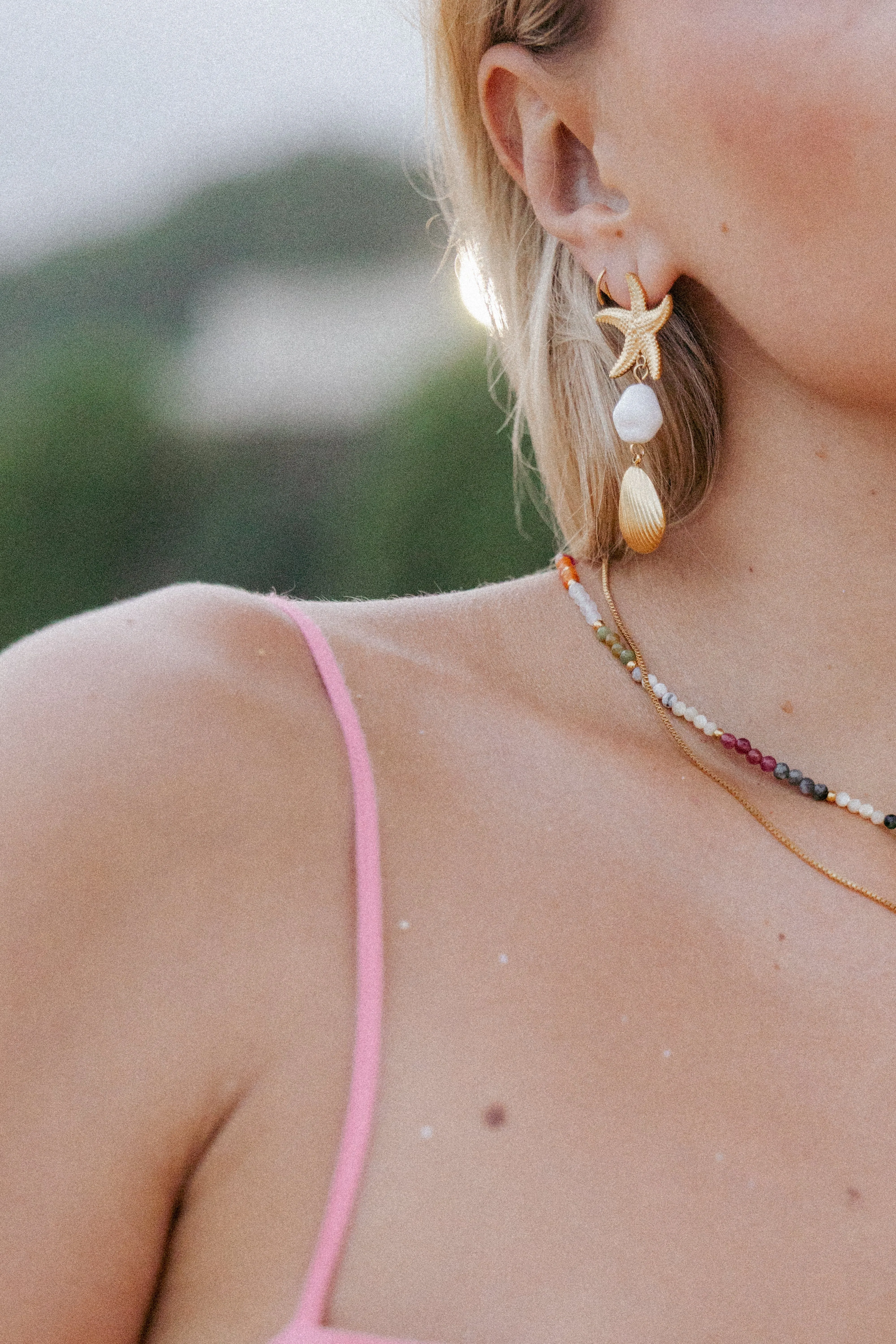 Guam Earrings - Gold sold by Petal & Pup product image thumbnail 4