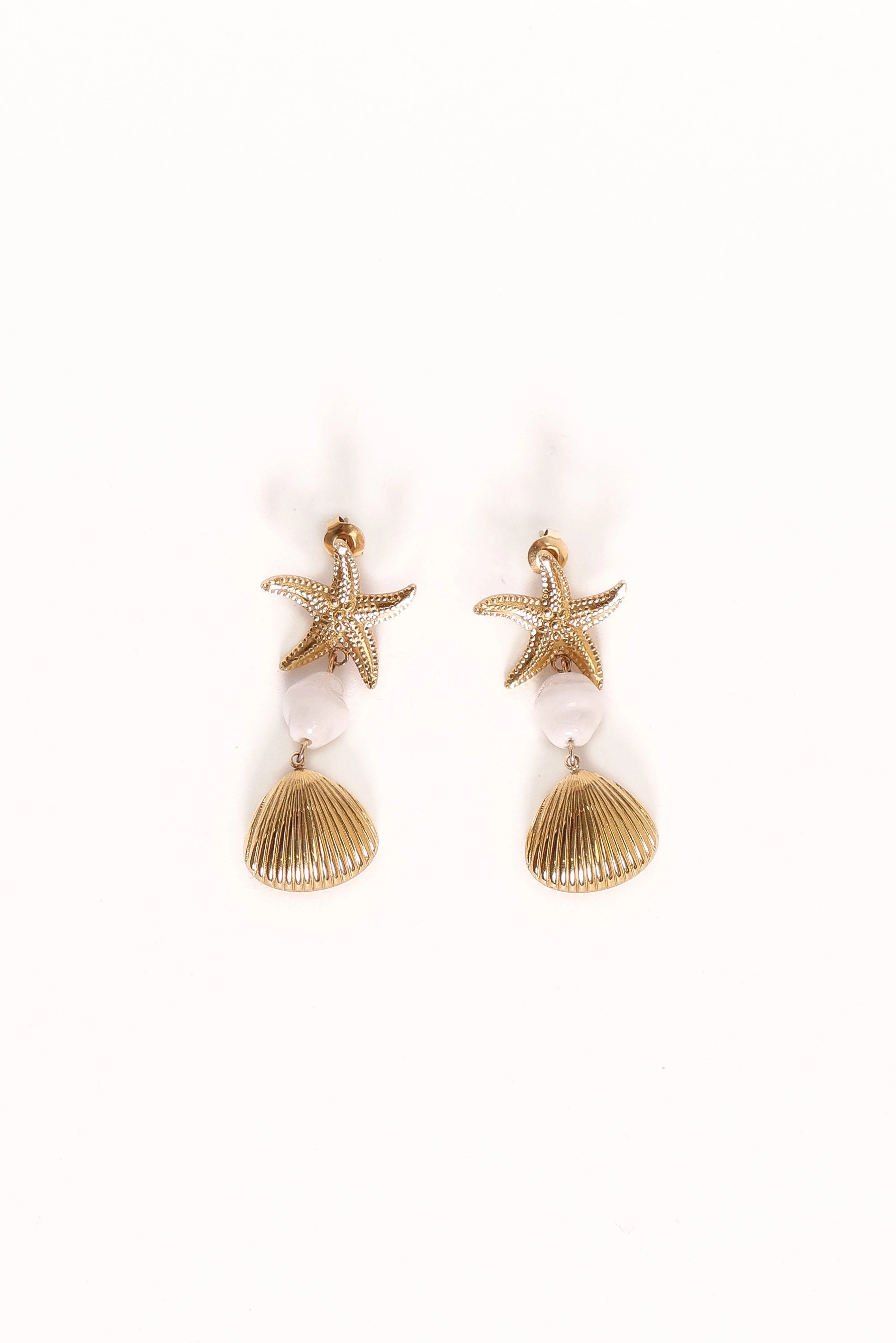 Guam Earrings - Gold sold by Petal & Pup product image thumbnail 2