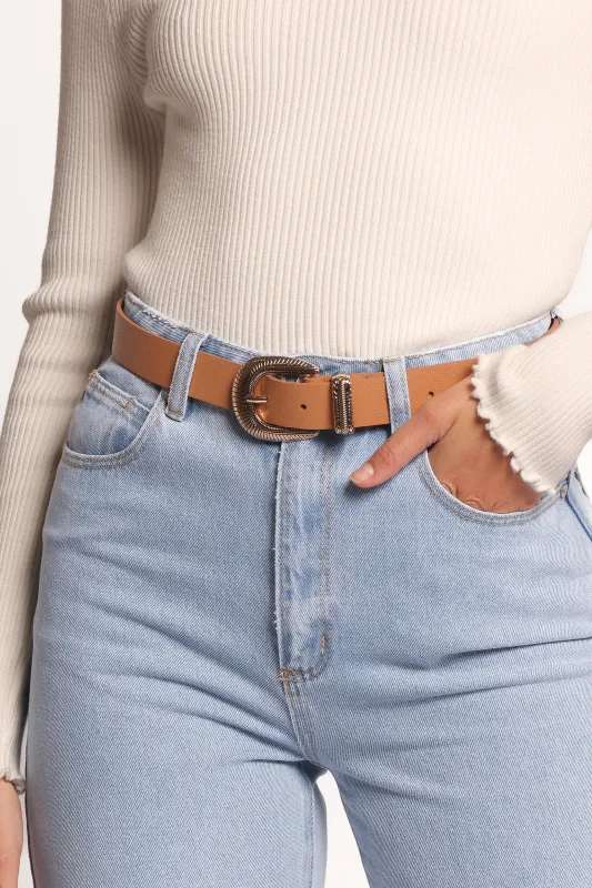 Dylan Belt - Camel sold by Petal & Pup