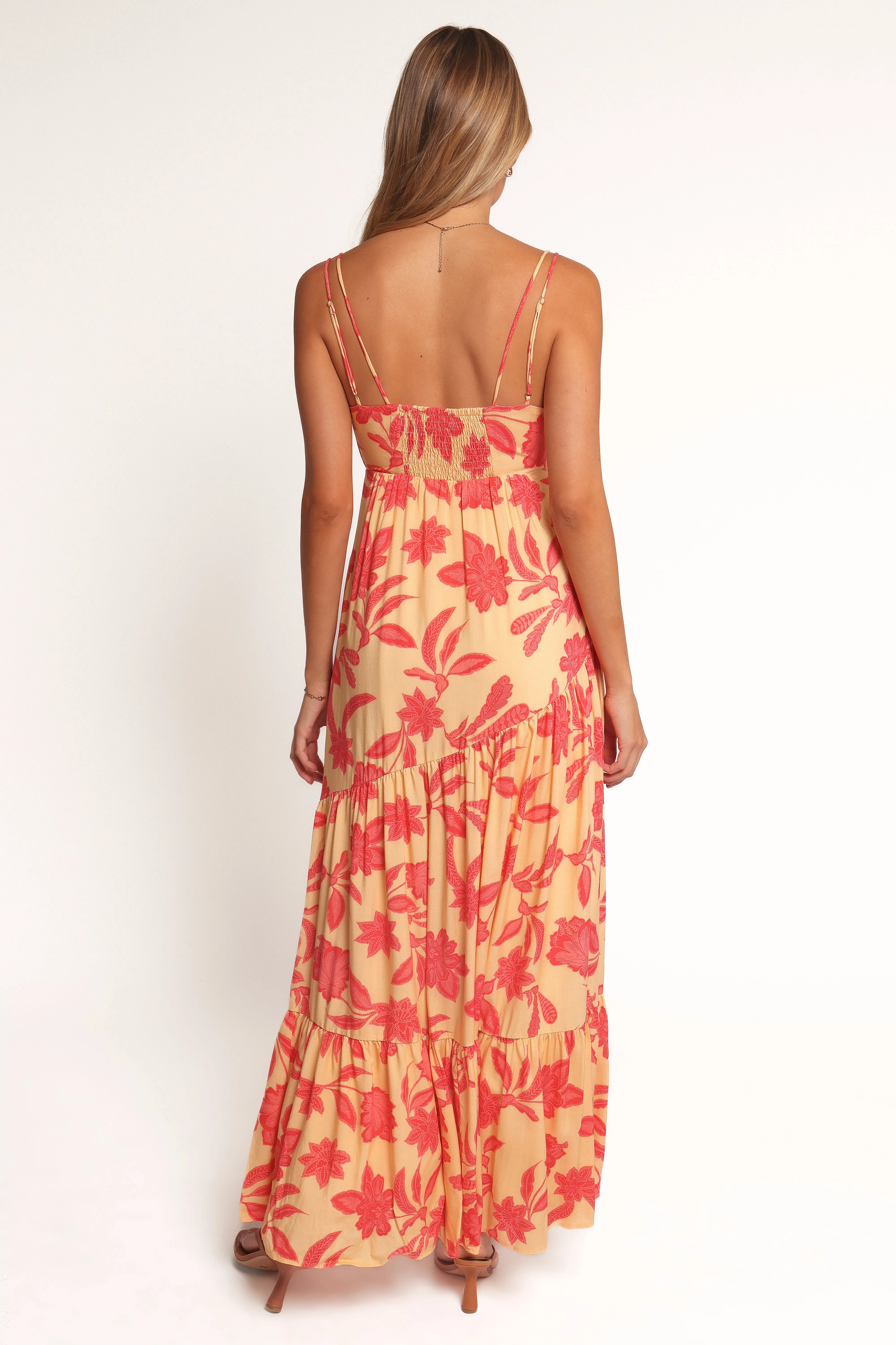 Forbes Maxi Dress - Red Floral sold by Petal & Pup product image thumbnail 4