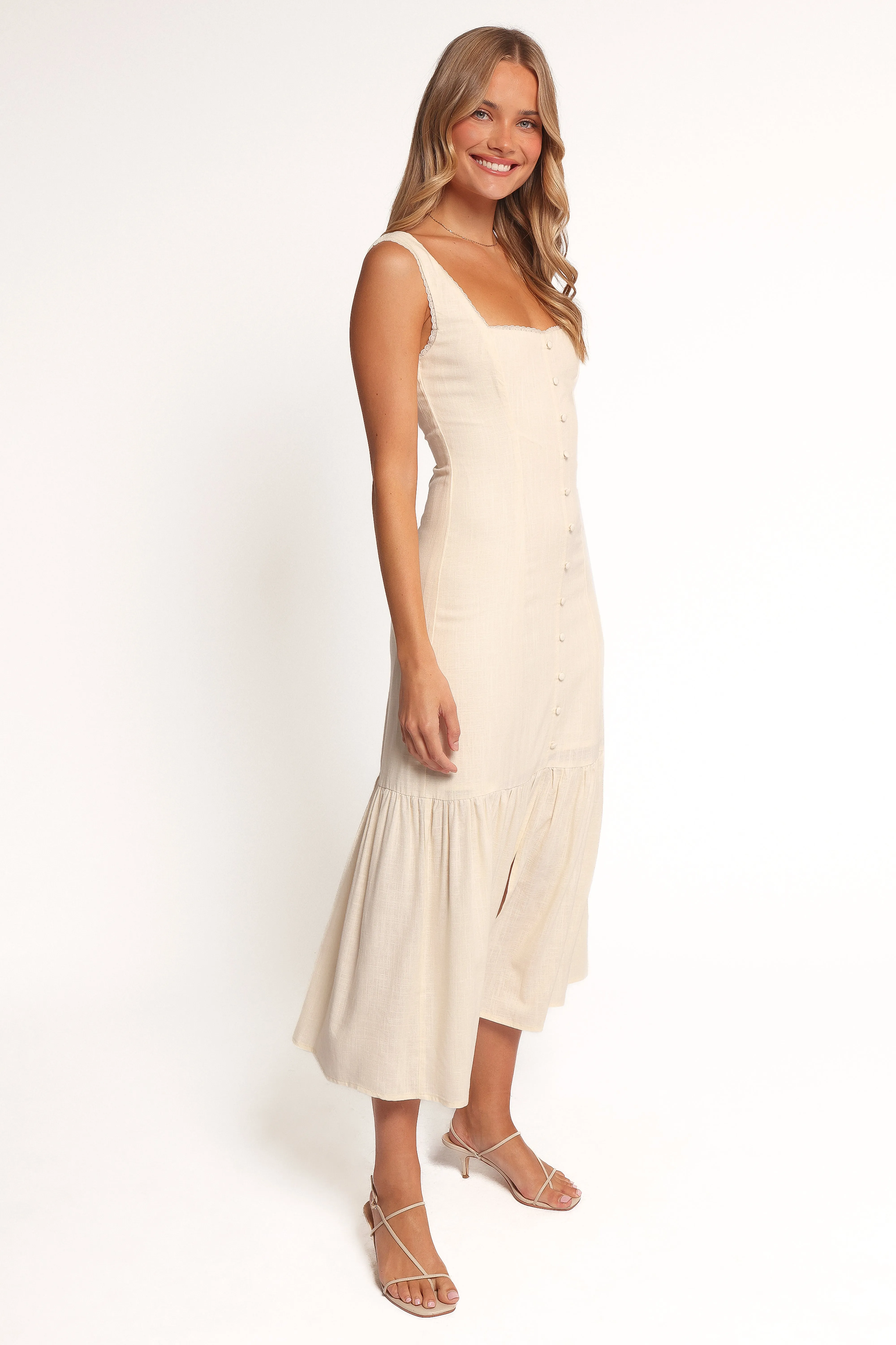 Brisa Maxi Dress - Cream sold by Petal & Pup product image thumbnail 3