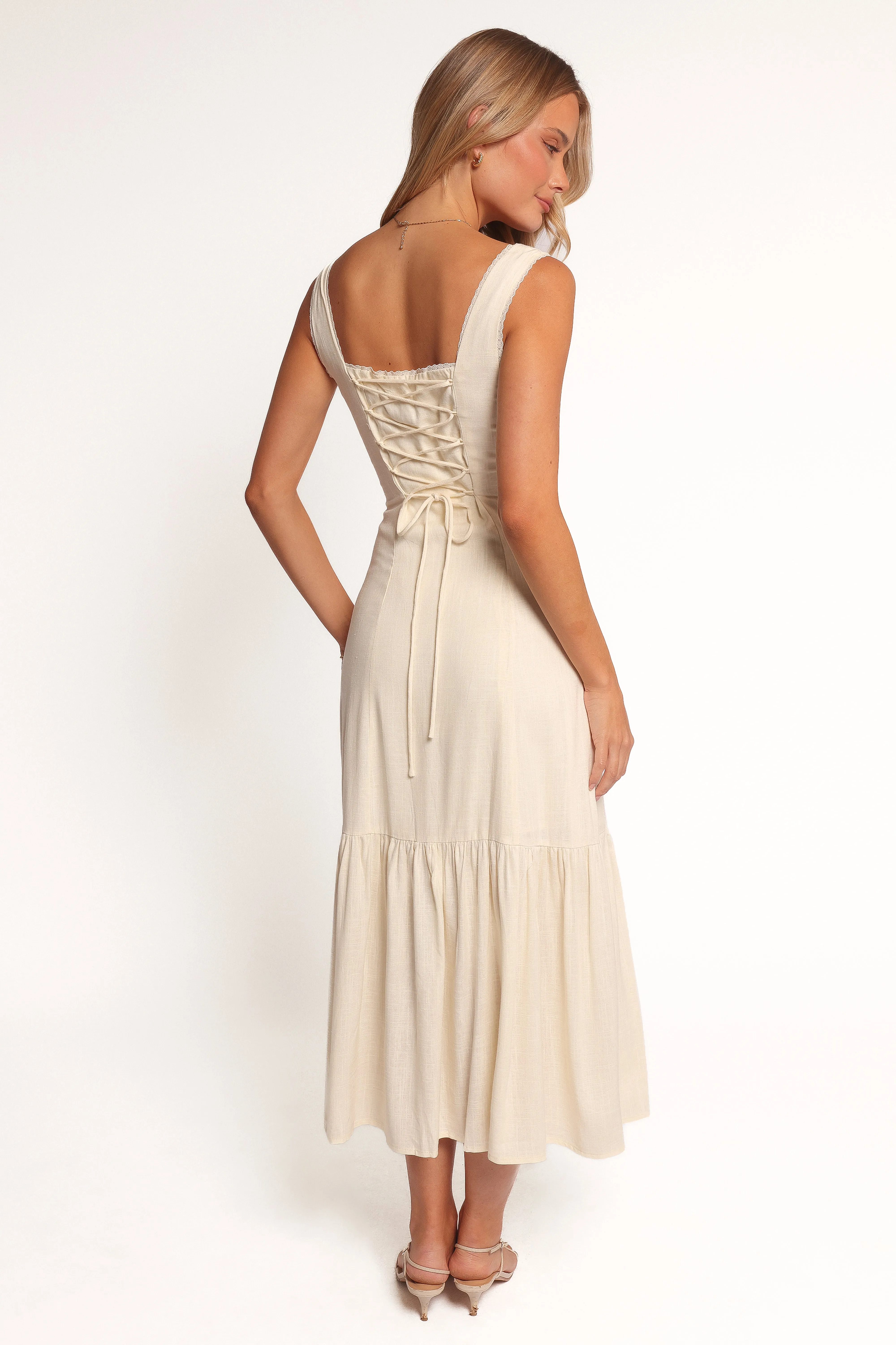 Brisa Maxi Dress - Cream sold by Petal & Pup product image thumbnail 4