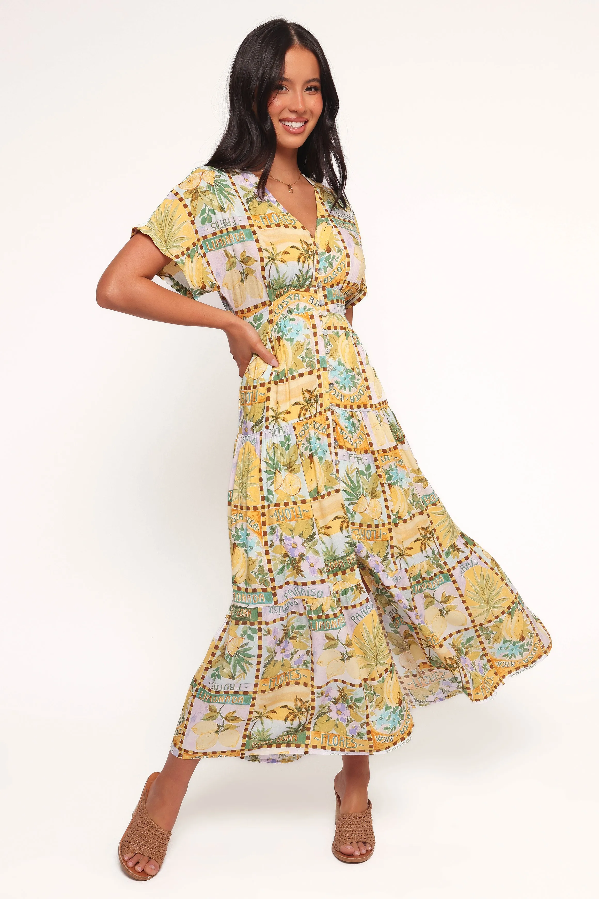 Sorrento Maxi Dress - Tropical Sun sold by Petal & Pup product image thumbnail 2