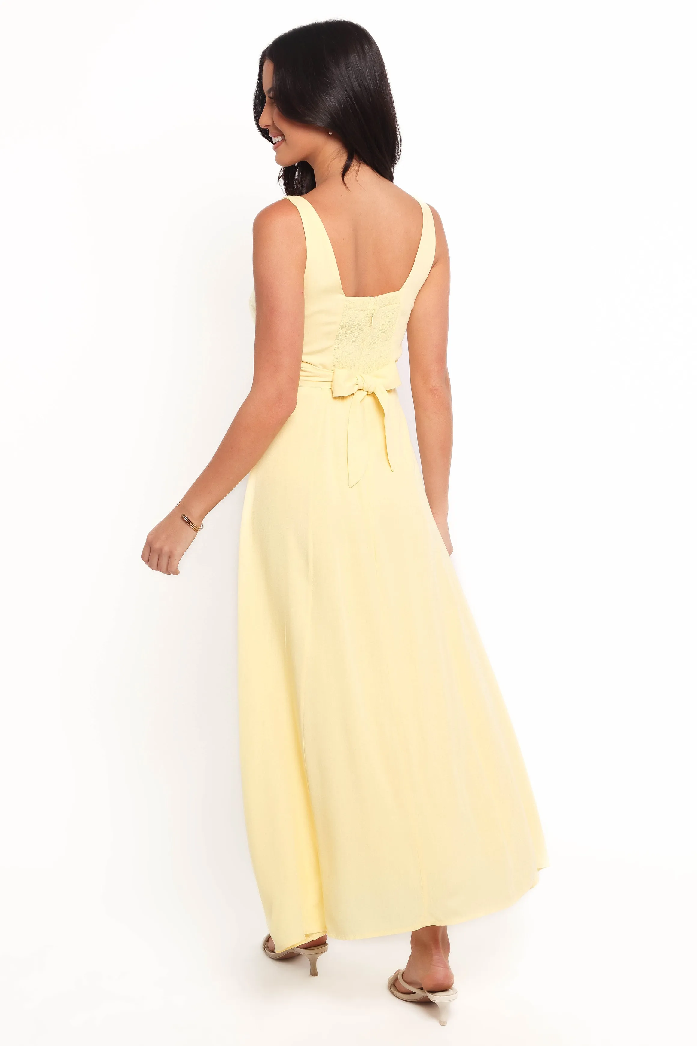 Archer Midi Dress - Butter Yellow sold by Petal & Pup product image thumbnail 4