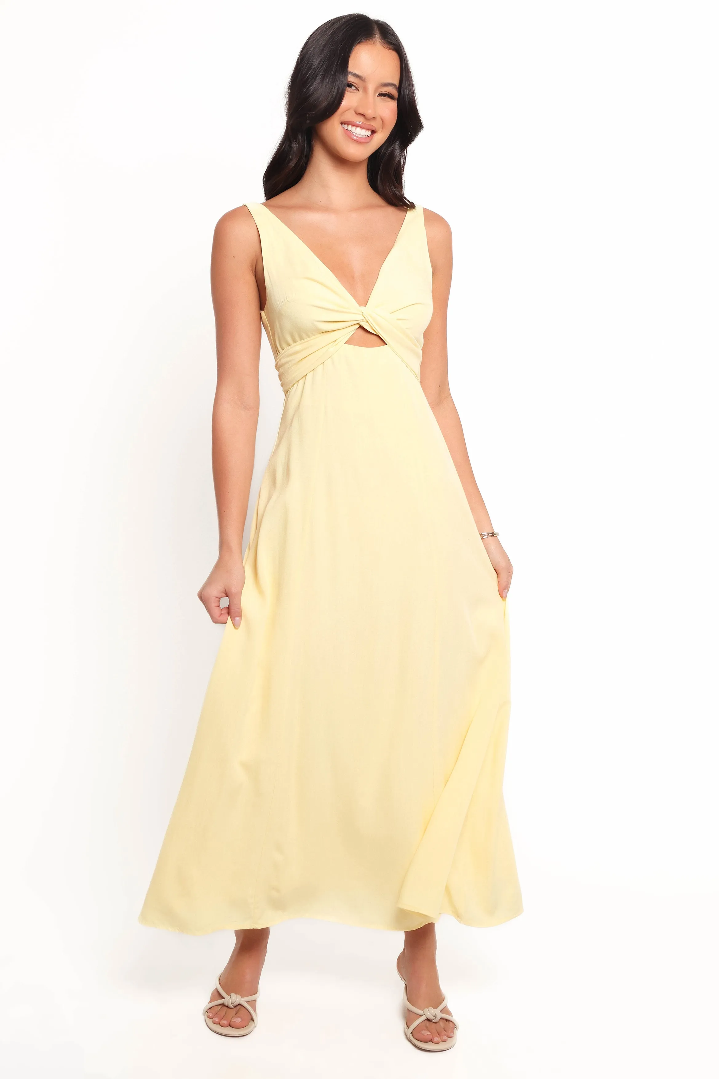 Archer Midi Dress - Butter Yellow sold by Petal & Pup product image thumbnail 2