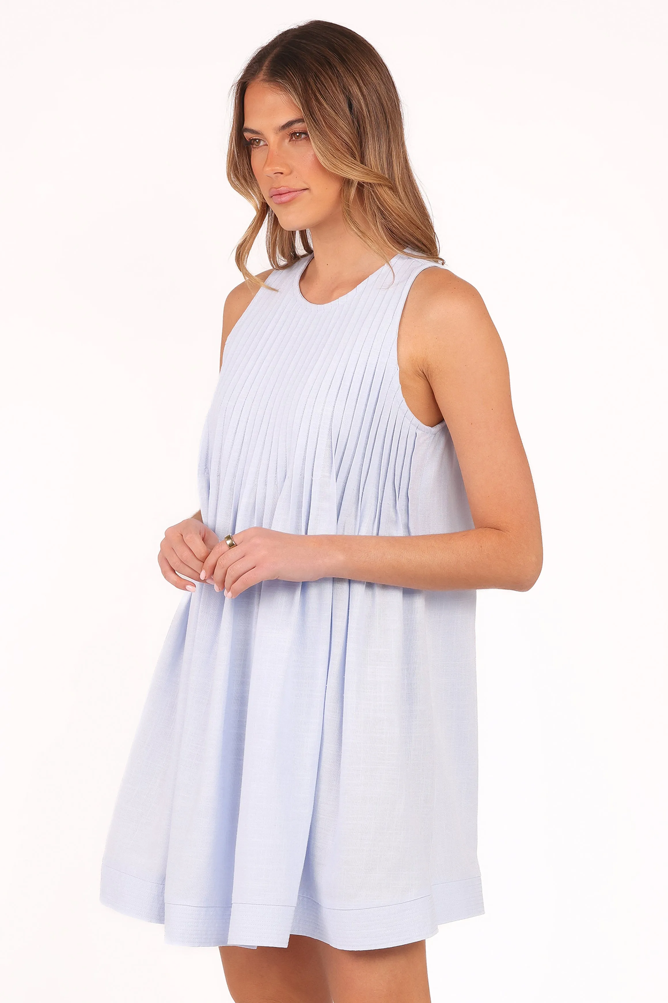 Daniela Mini Dress - Blue sold by Petal & Pup product image thumbnail 3