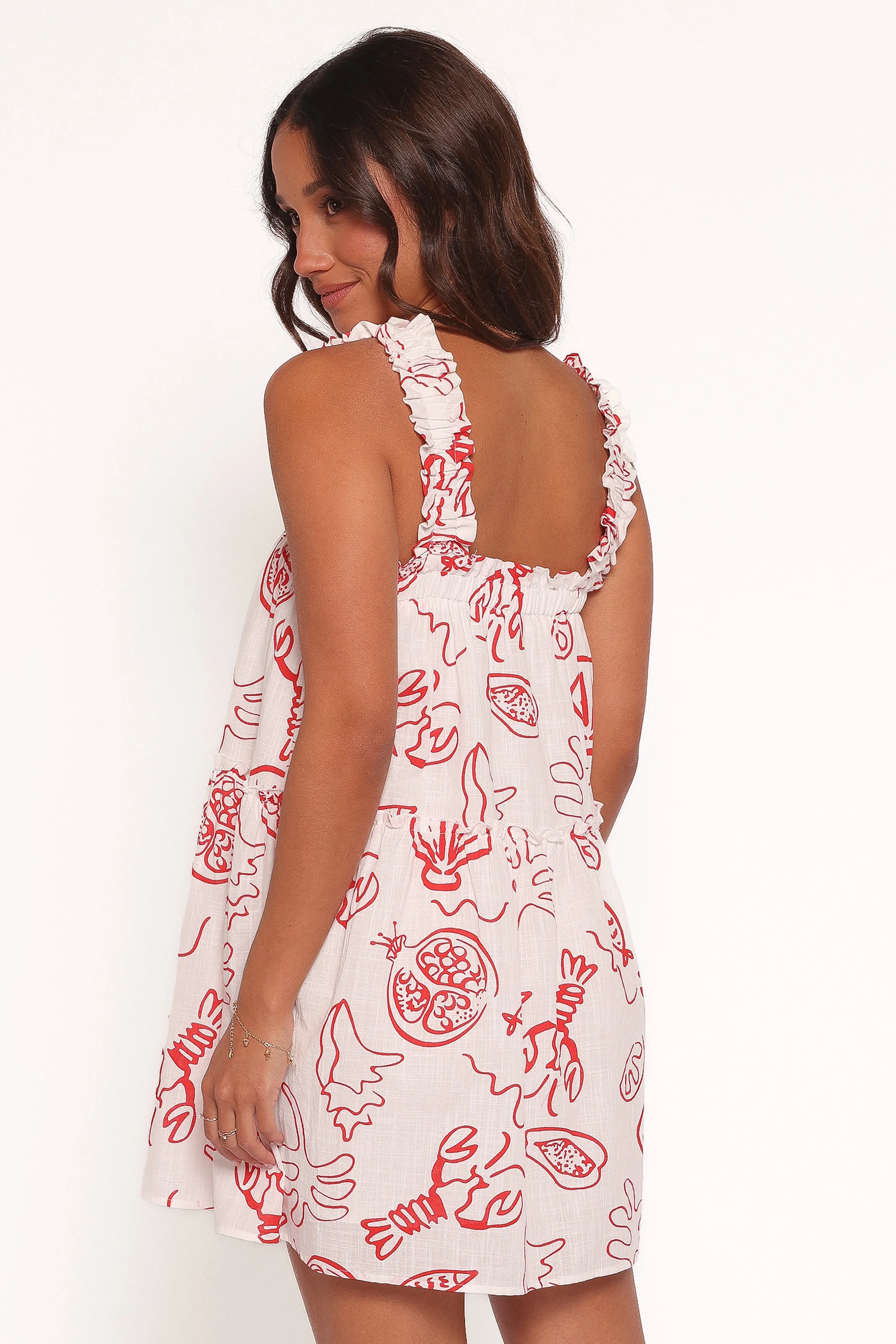 Elena Mini Dress - Red Lobster sold by Petal & Pup product image thumbnail 5