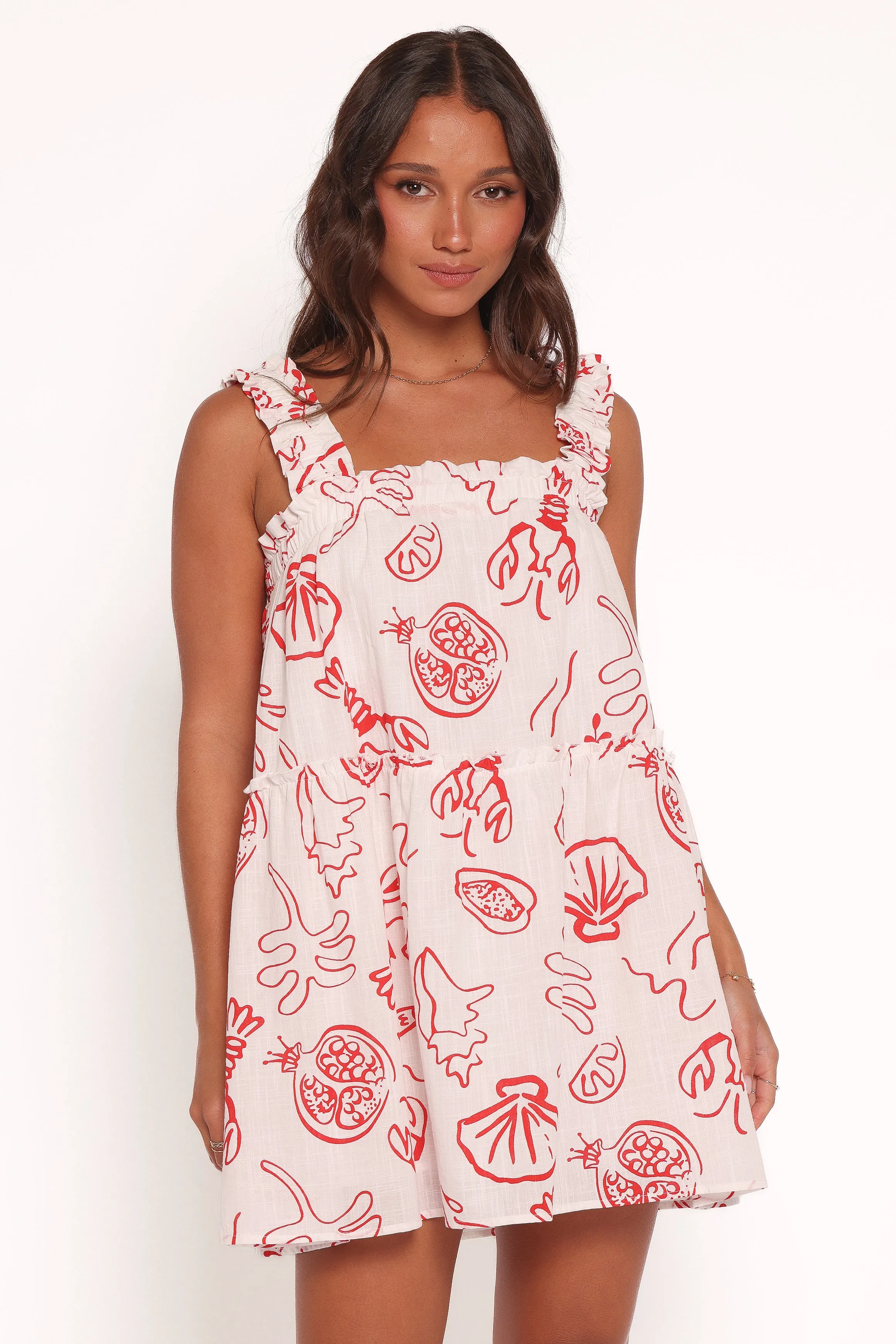 Elena Mini Dress - Red Lobster sold by Petal & Pup product image thumbnail 2
