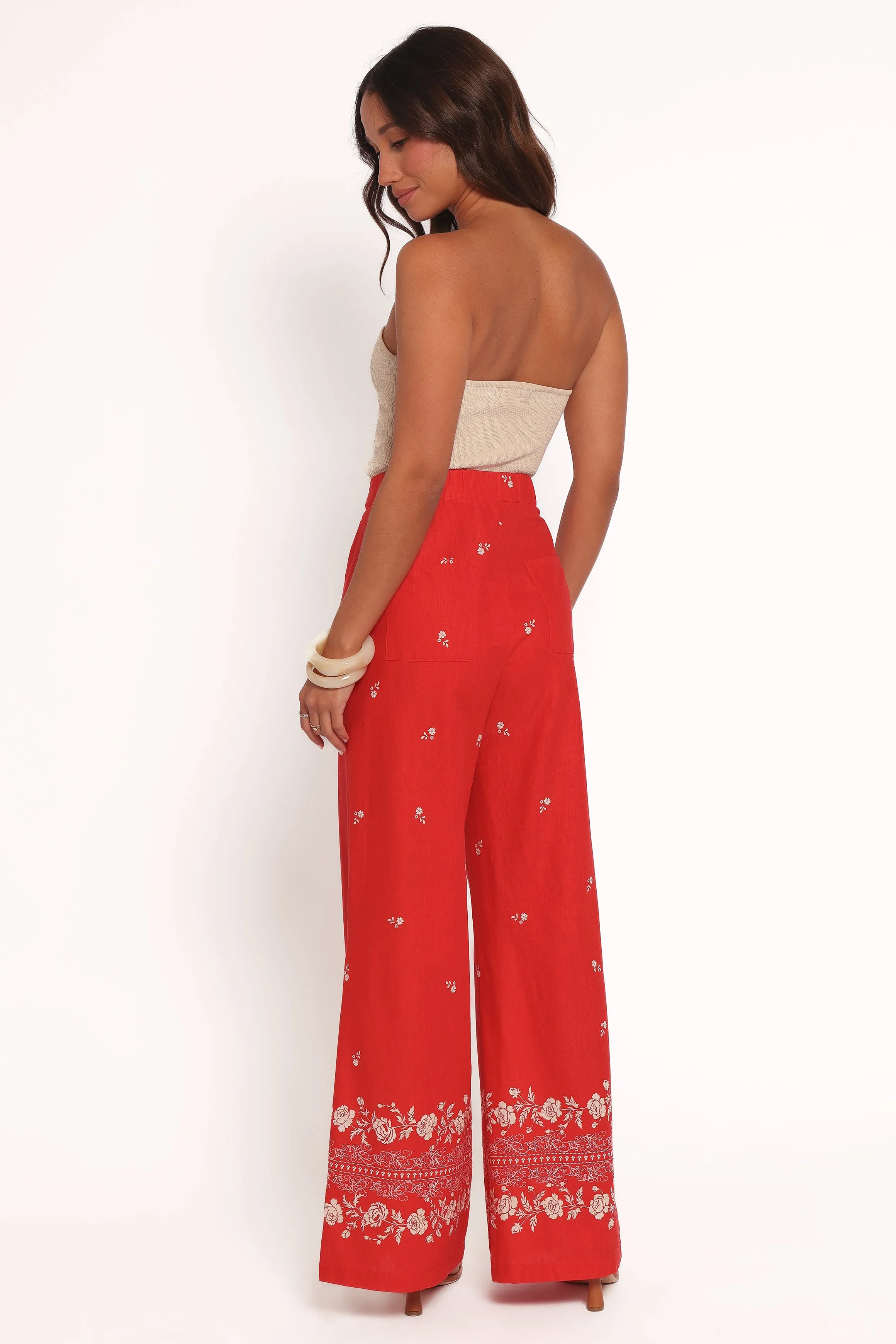 Ilara Pant - Red Floral sold by Petal & Pup product image thumbnail 5