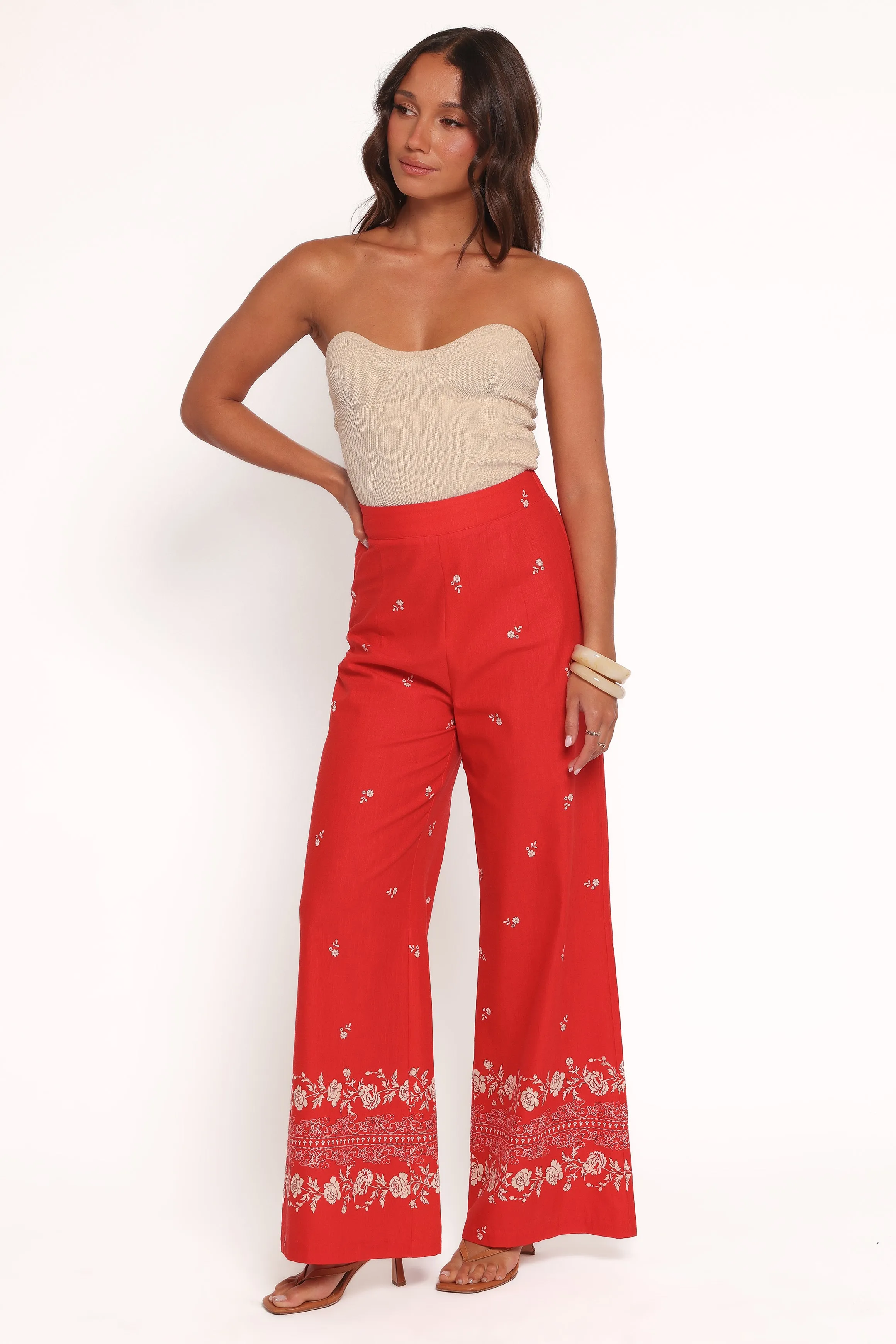 Ilara Pant - Red Floral sold by Petal & Pup product image thumbnail 4