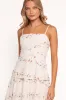 Eleanora Midi Dress - White Floral sold by Petal & Pup