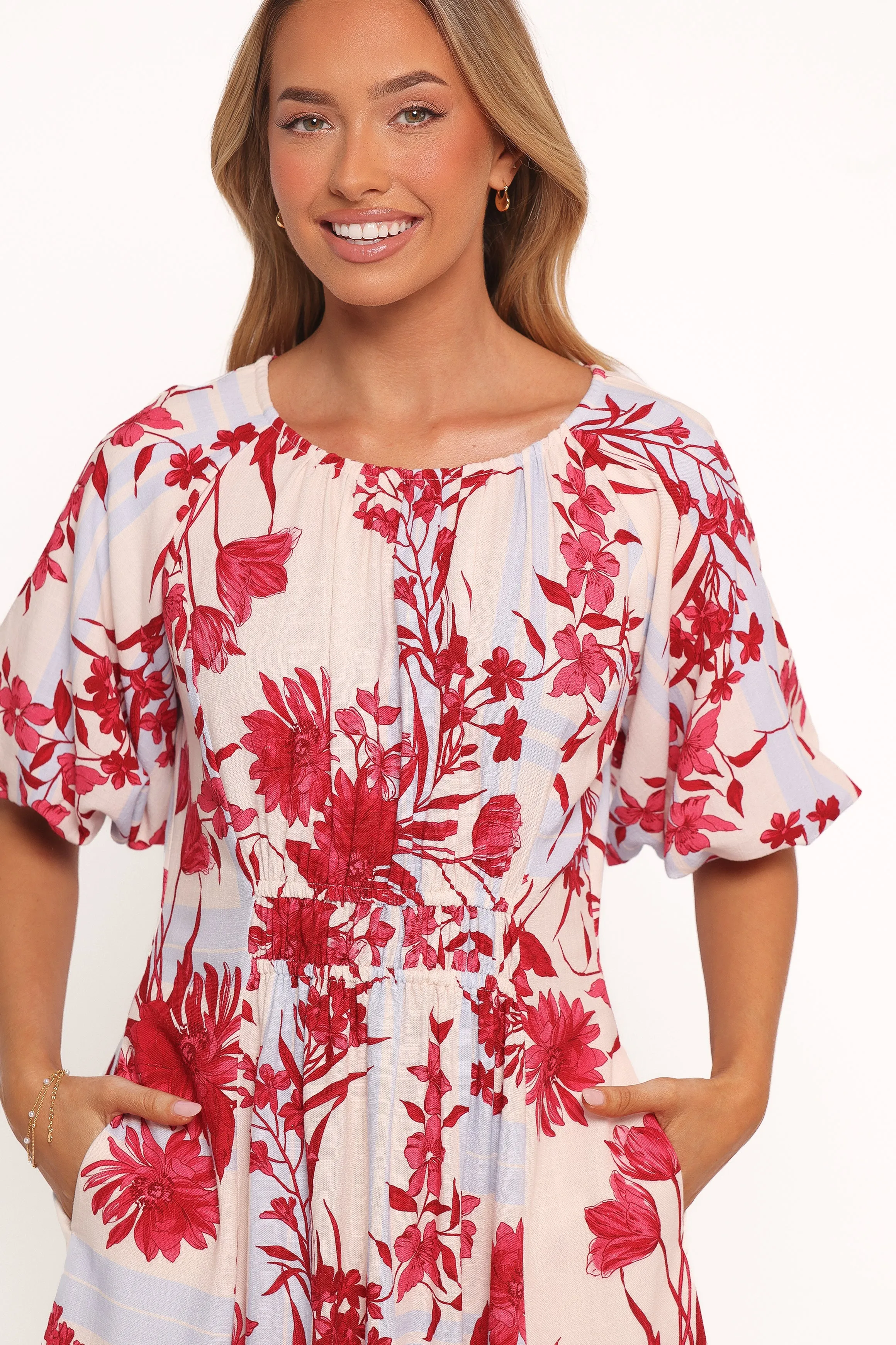 Simmons Mini Dress - Fuchsia Floral sold by Petal & Pup product image thumbnail 5