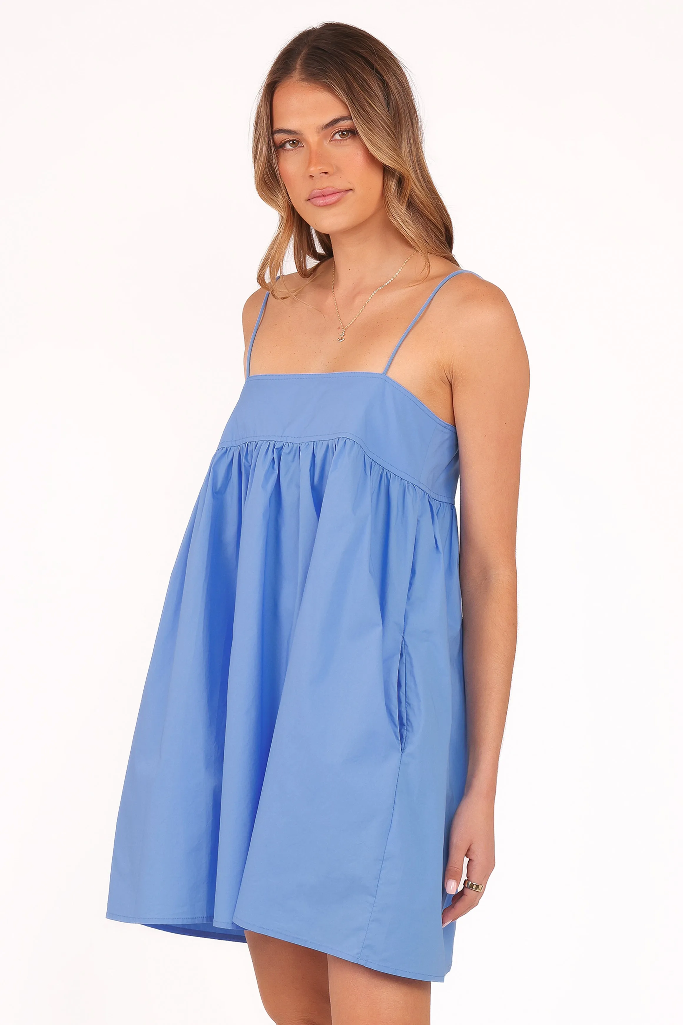 Serina Mini Dress - Blue sold by Petal & Pup product image thumbnail 3