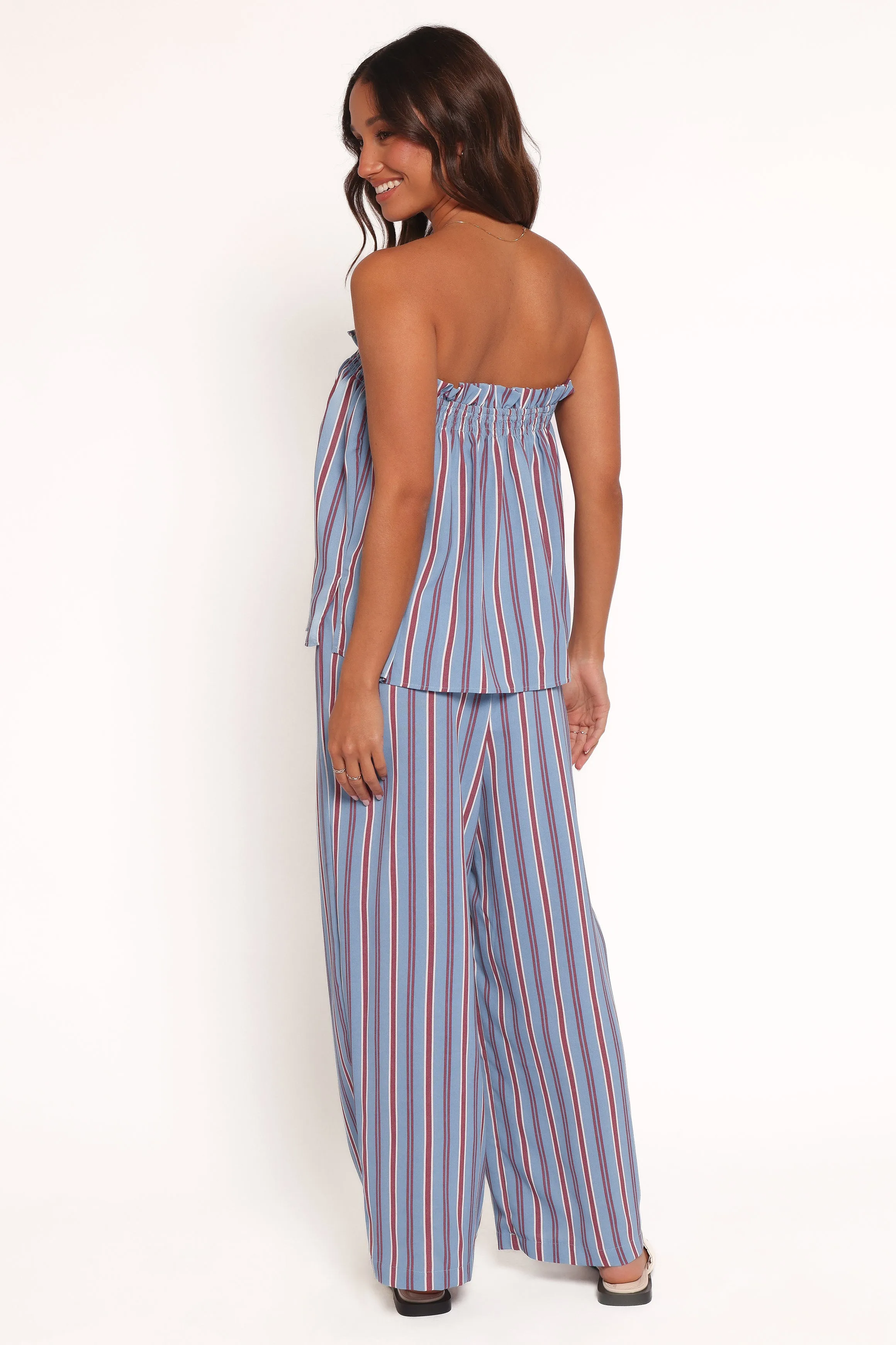Zemira Pants - Blue Stripe sold by Petal & Pup product image thumbnail 4