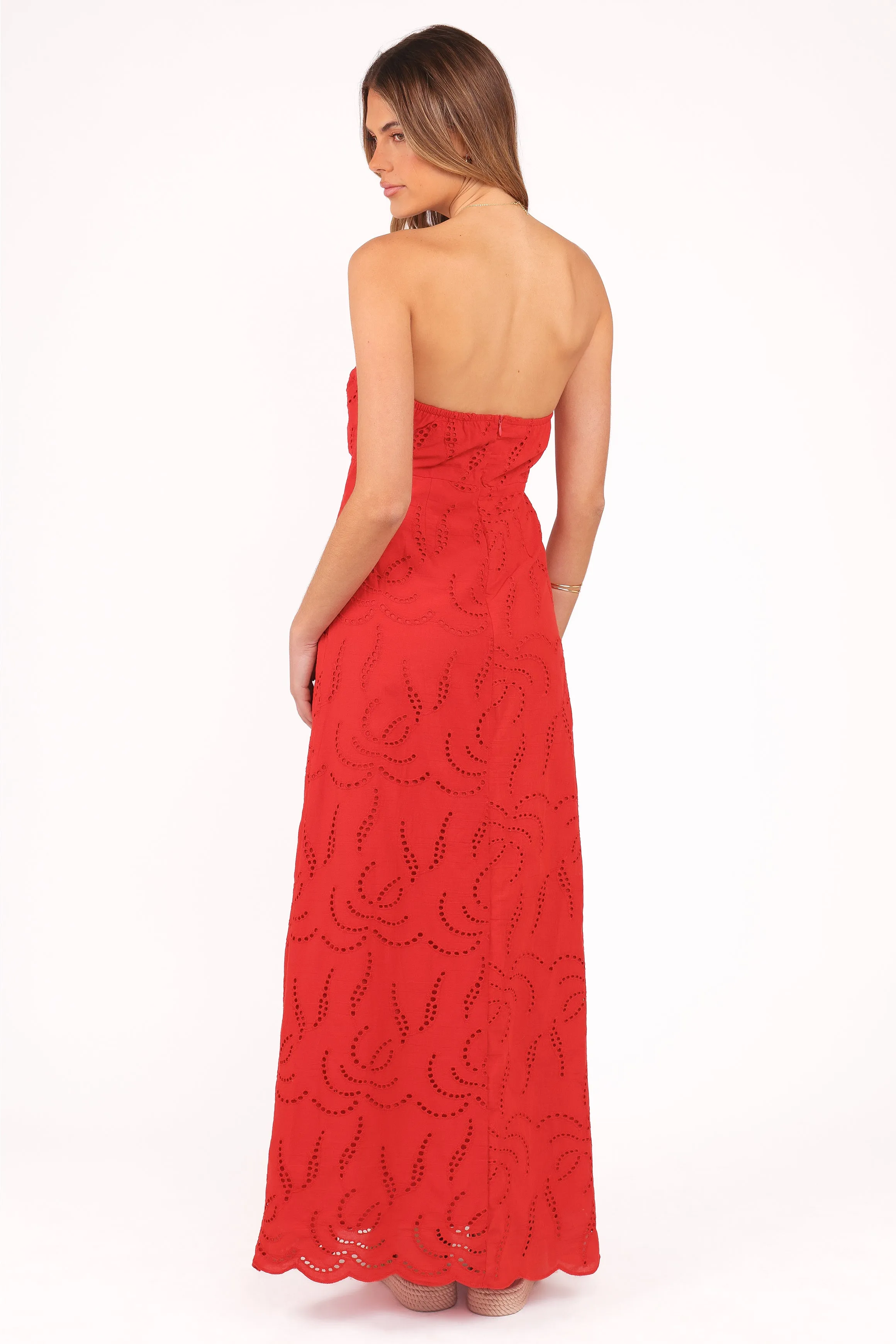 Annika Maxi Dress - Red sold by Petal & Pup product image thumbnail 4