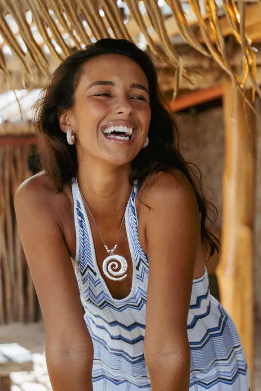 Whisper Necklace - Silver sold by Petal & Pup