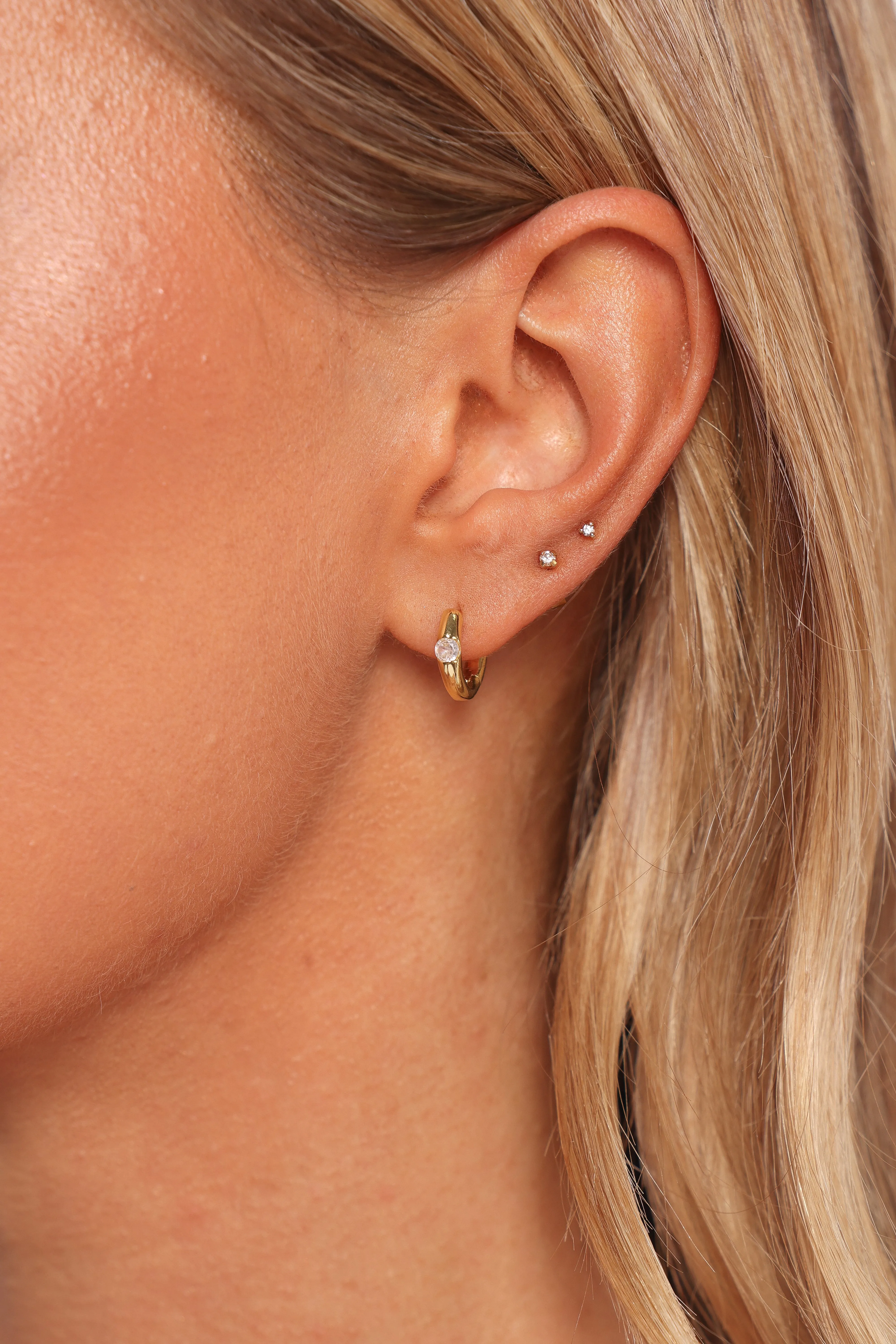 Java Earrings - Gold sold by Petal & Pup product image thumbnail 2