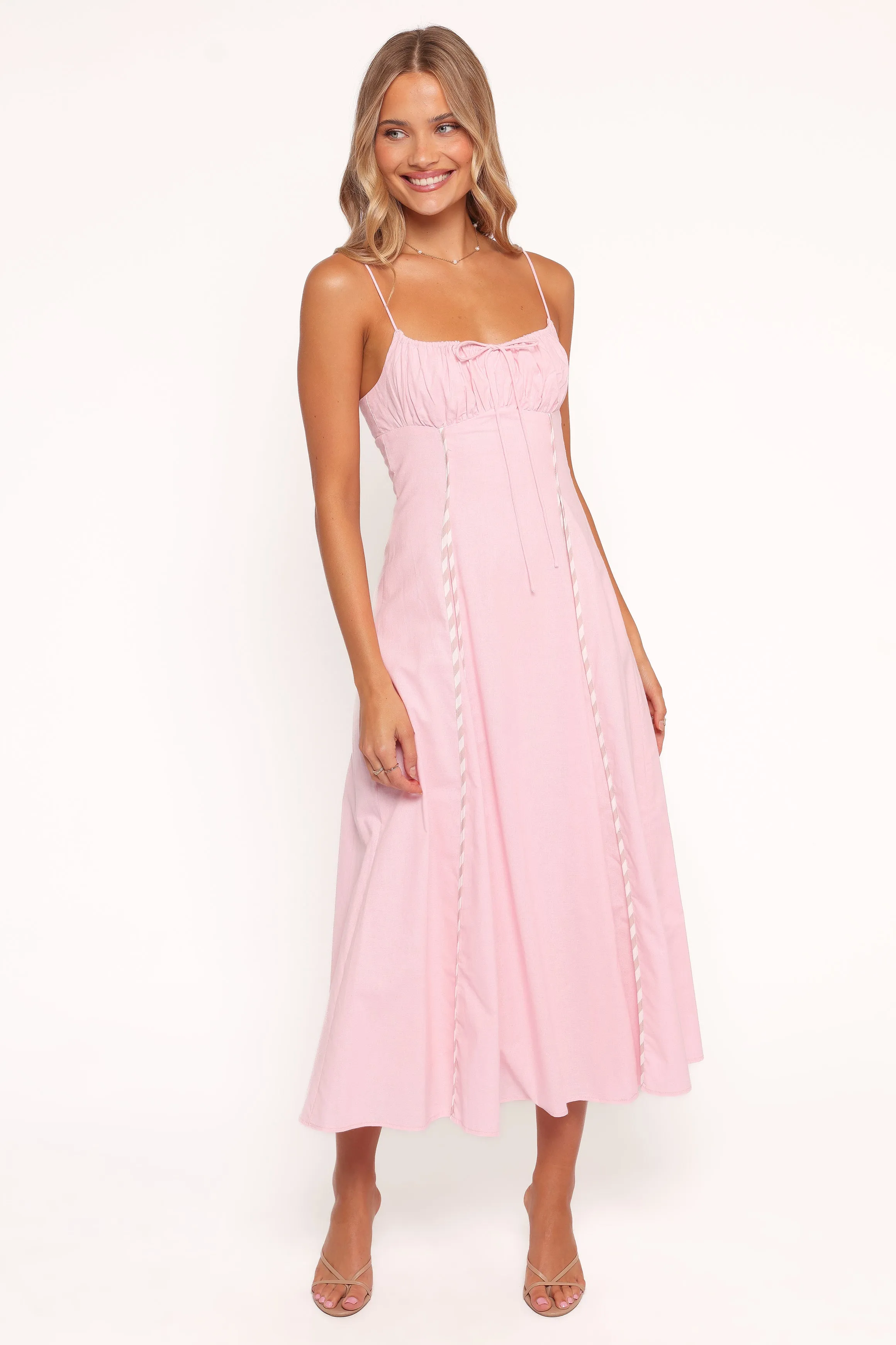 Talyn Midi Dress - Pink sold by Petal & Pup