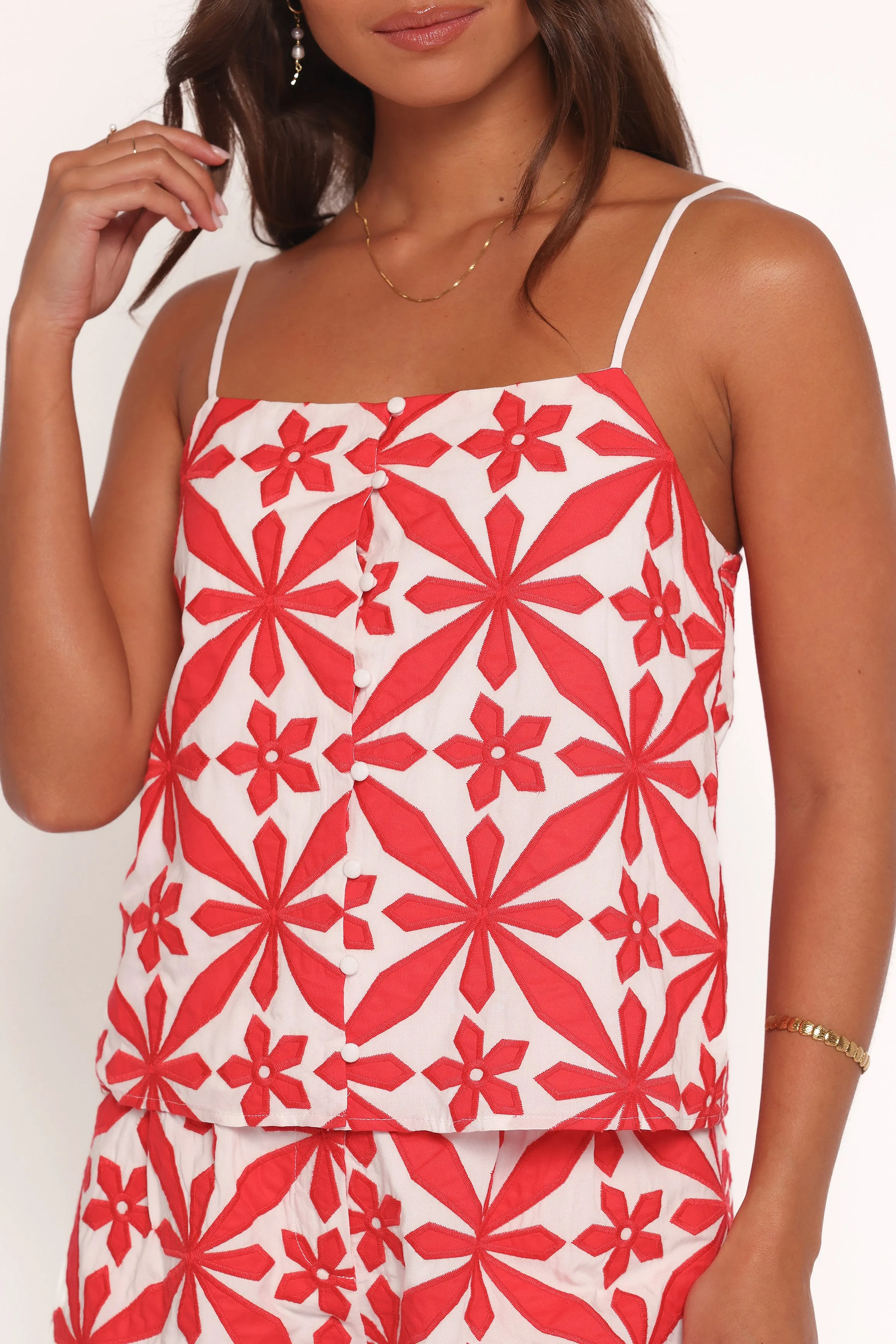 Allura Top - Red sold by Petal & Pup product image thumbnail 2