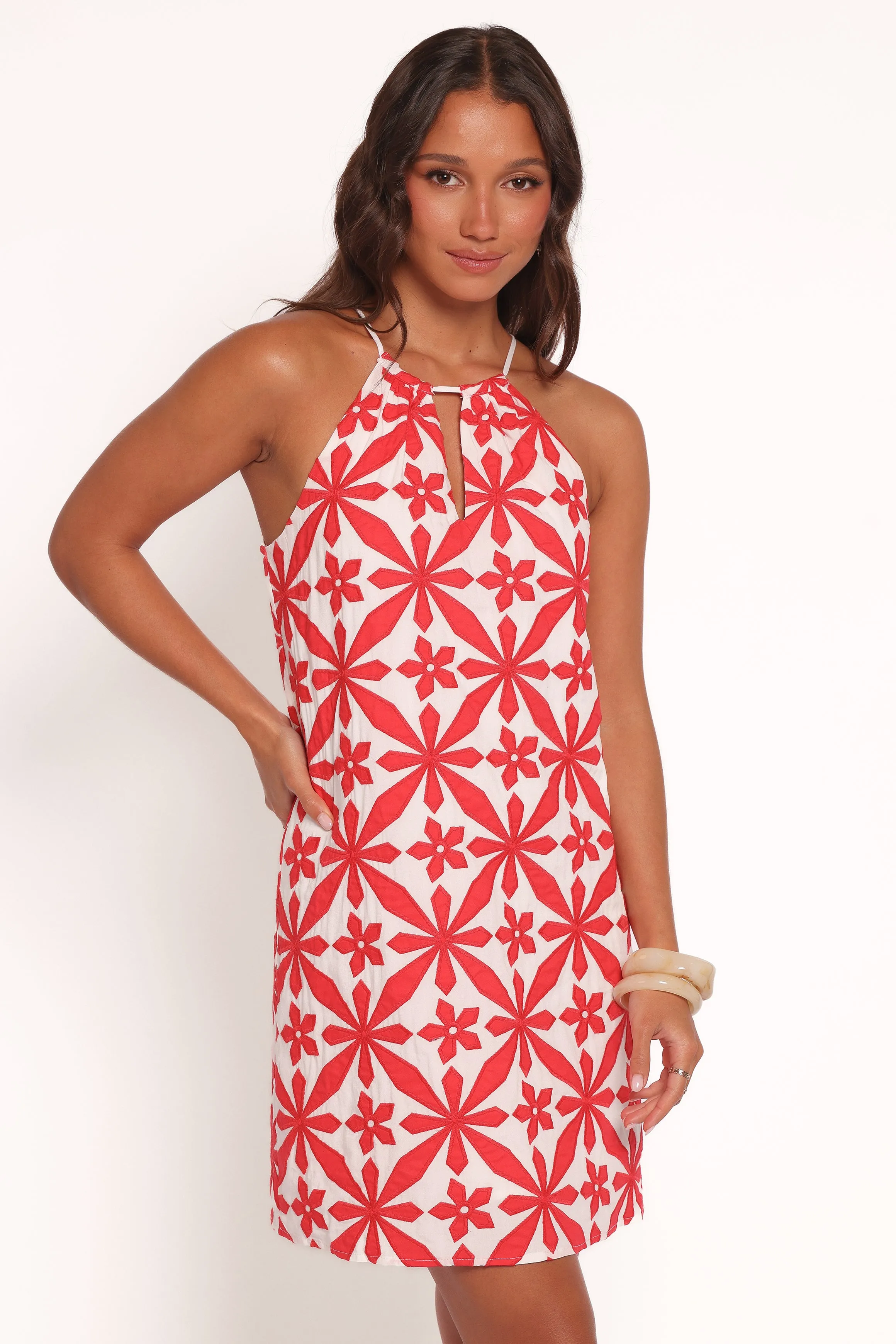 Kaelia Mini Dress - Red sold by Petal & Pup