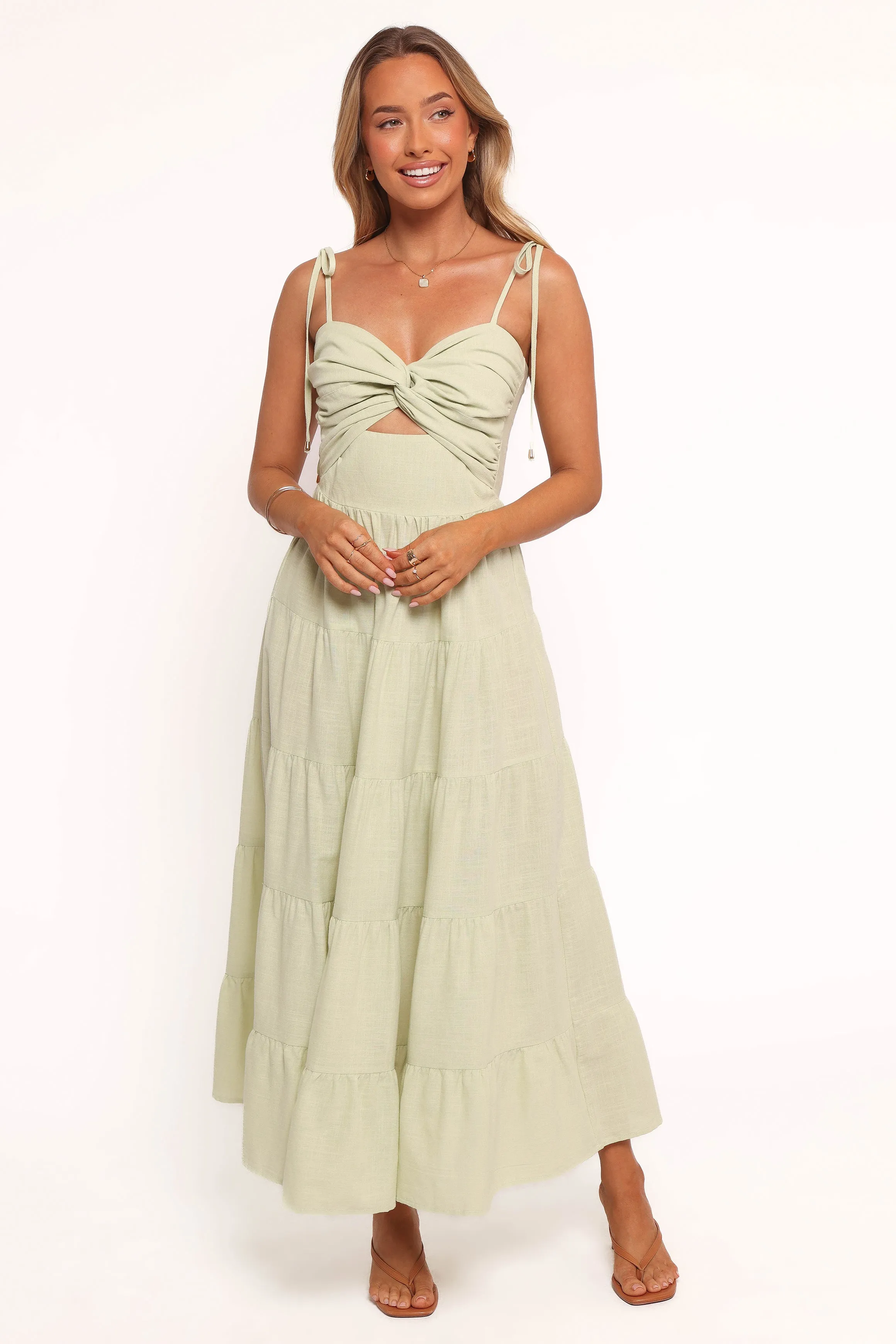 Lenny Maxi Dress - Sage sold by Petal & Pup