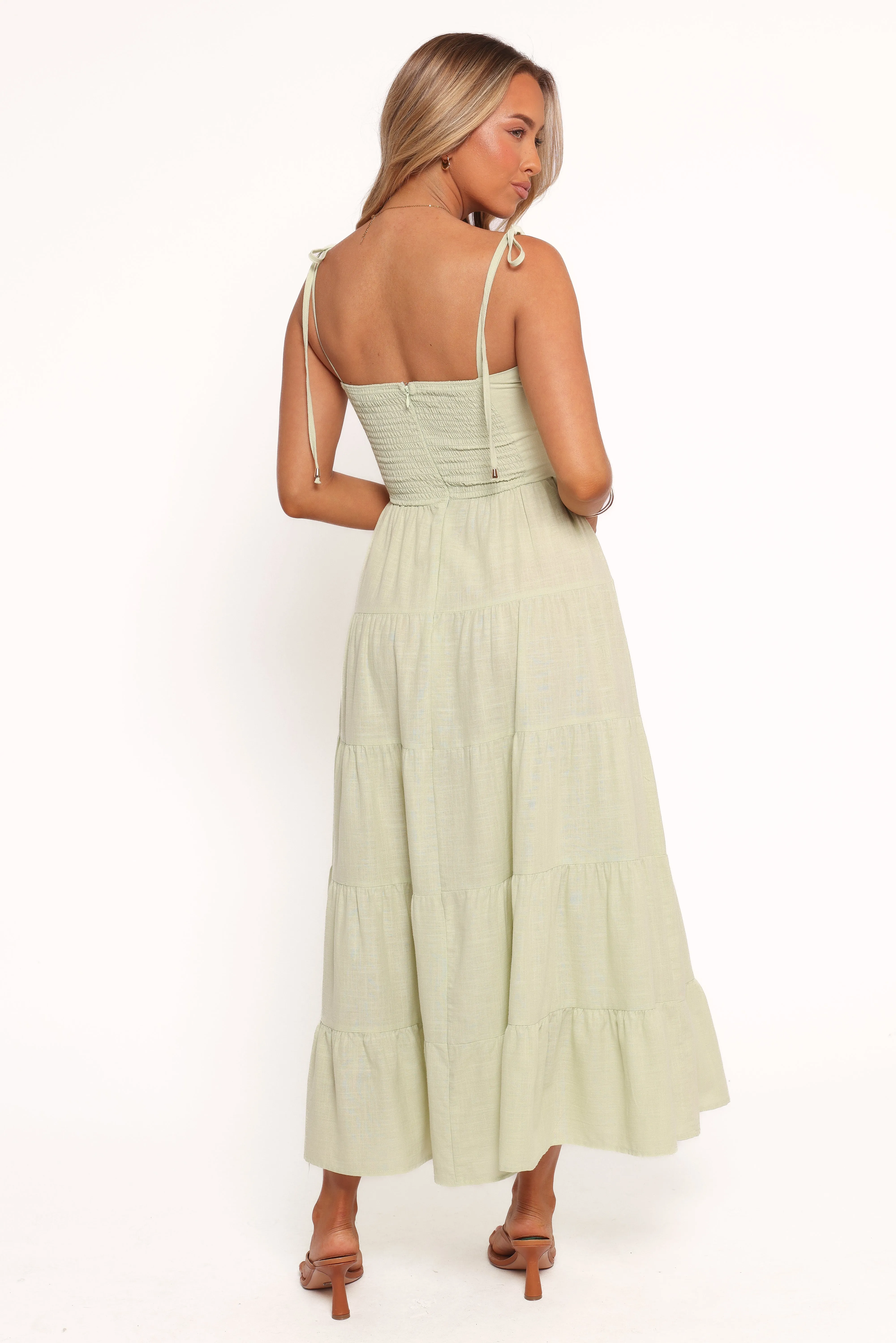 Lenny Maxi Dress - Sage sold by Petal & Pup product image thumbnail 4