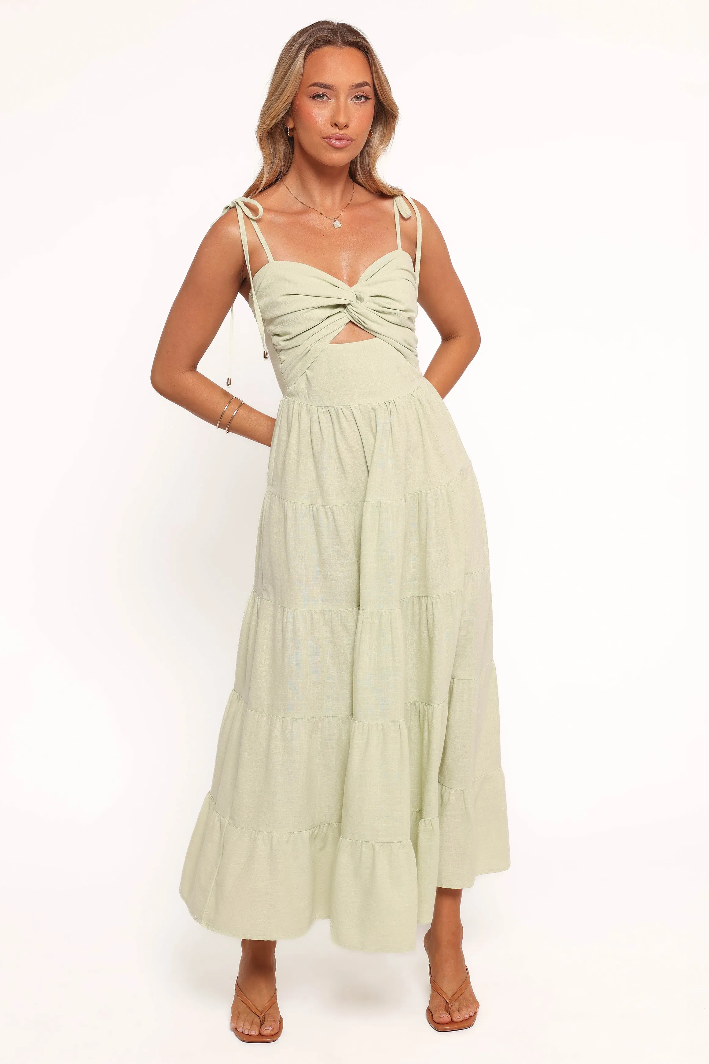 Lenny Maxi Dress - Sage sold by Petal & Pup product image thumbnail 5