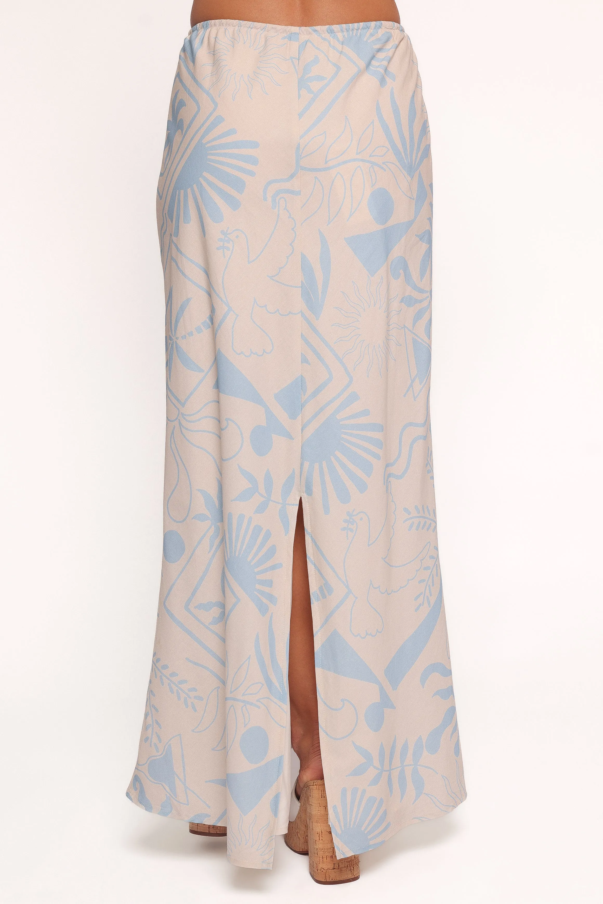 Elena Maxi Skirt - Blue Soleil sold by Petal & Pup product image thumbnail 5
