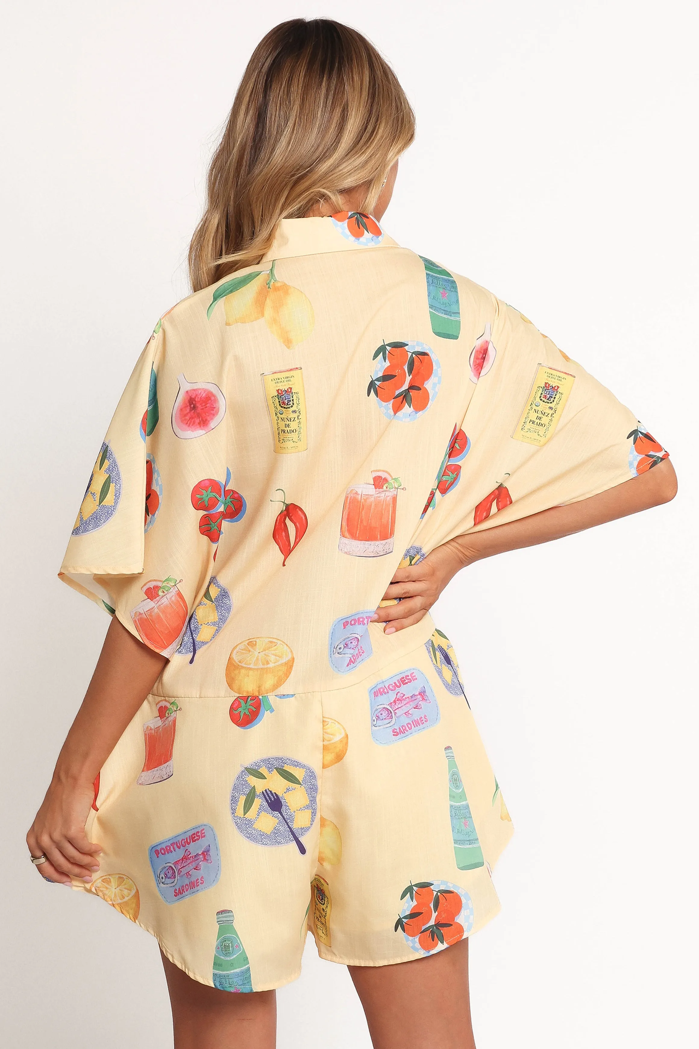 Sebastian Romper - Pasta Print sold by Petal & Pup product image thumbnail 4