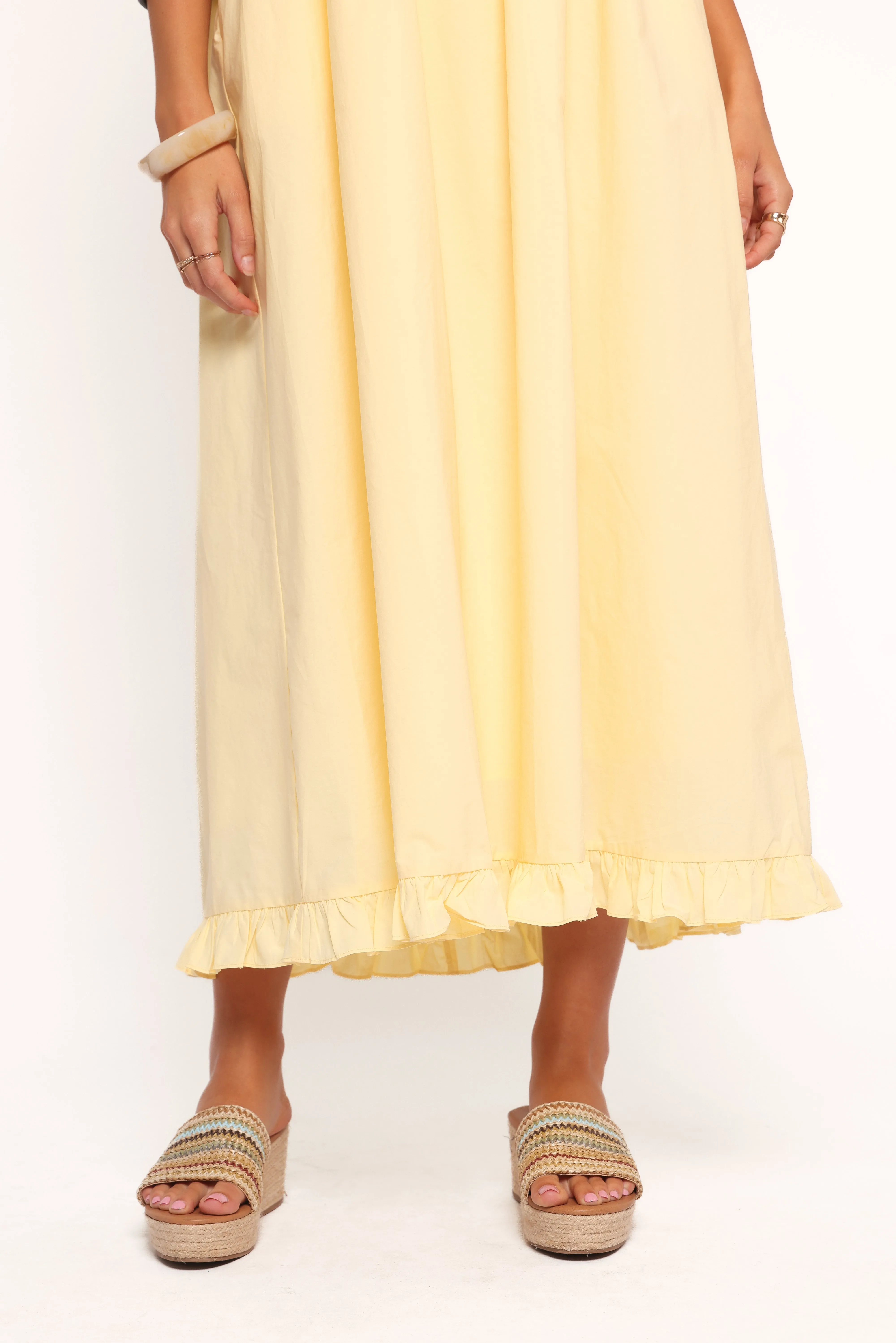 Miuccia Maxi Dress - Butter Yellow sold by Petal & Pup product image thumbnail 5