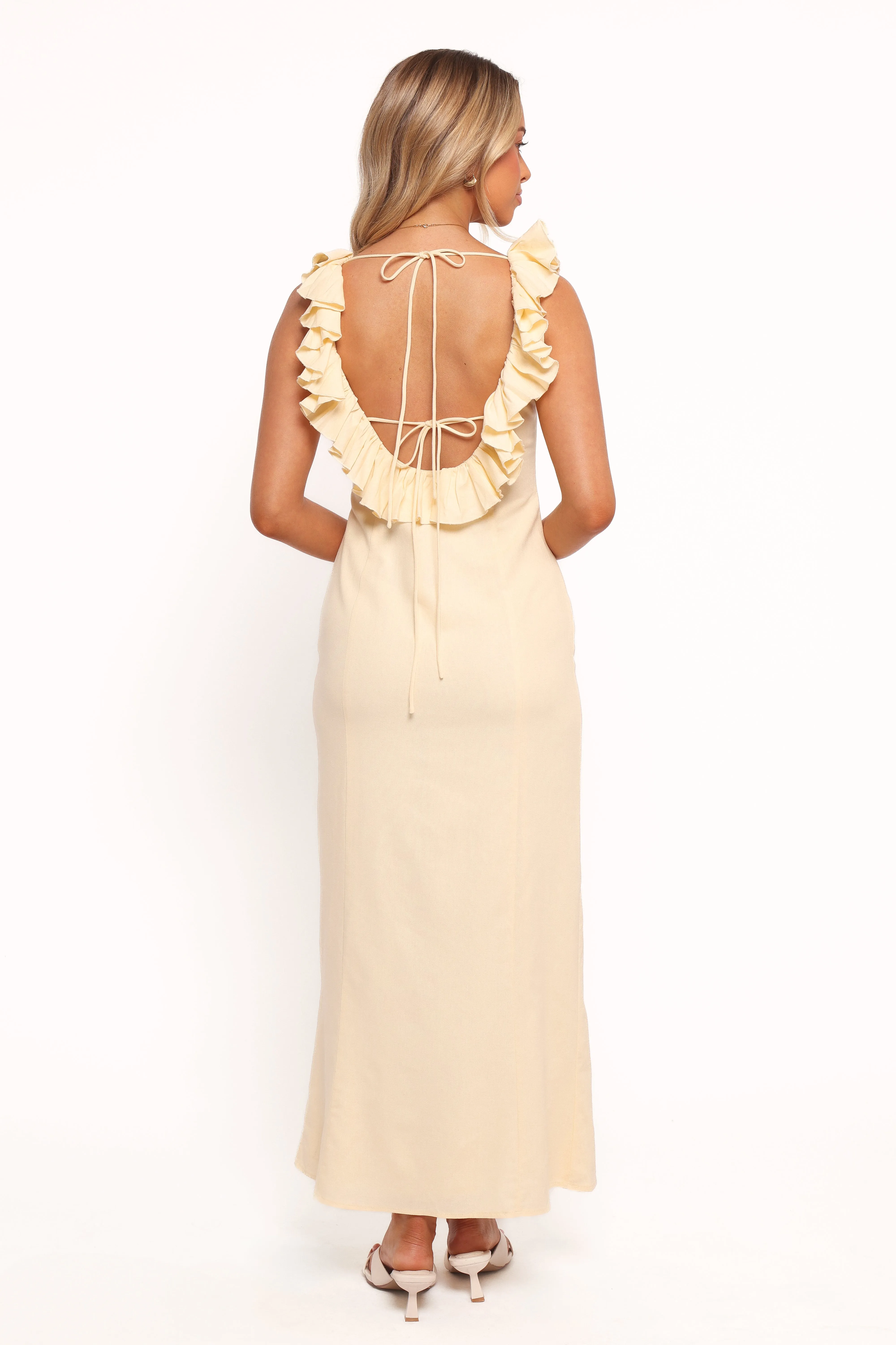 Brienne Maxi Dress - Butter Yellow sold by Petal & Pup product image thumbnail 2