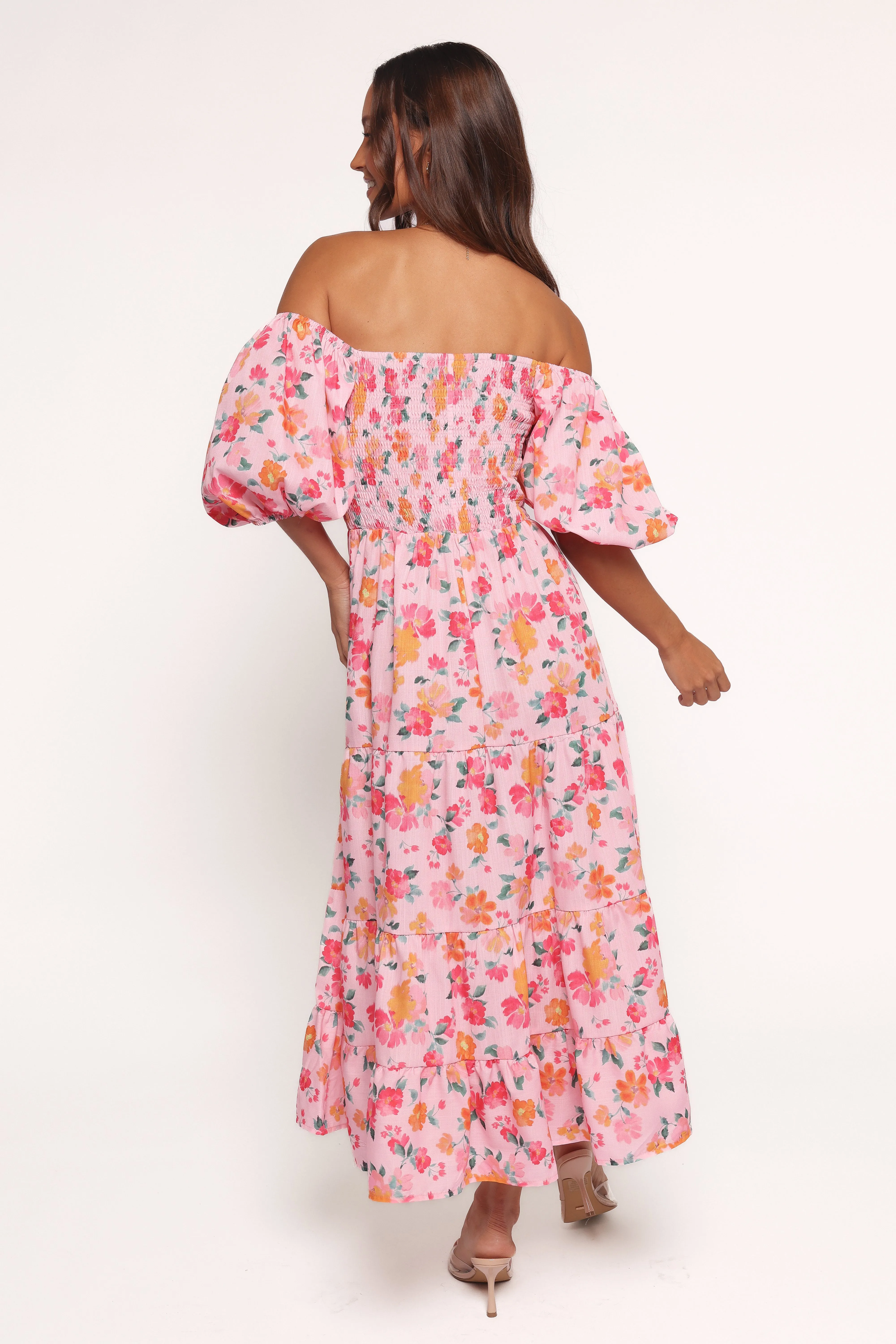 Soliel Midi Dress - Pink Floral sold by Petal & Pup product image thumbnail 4