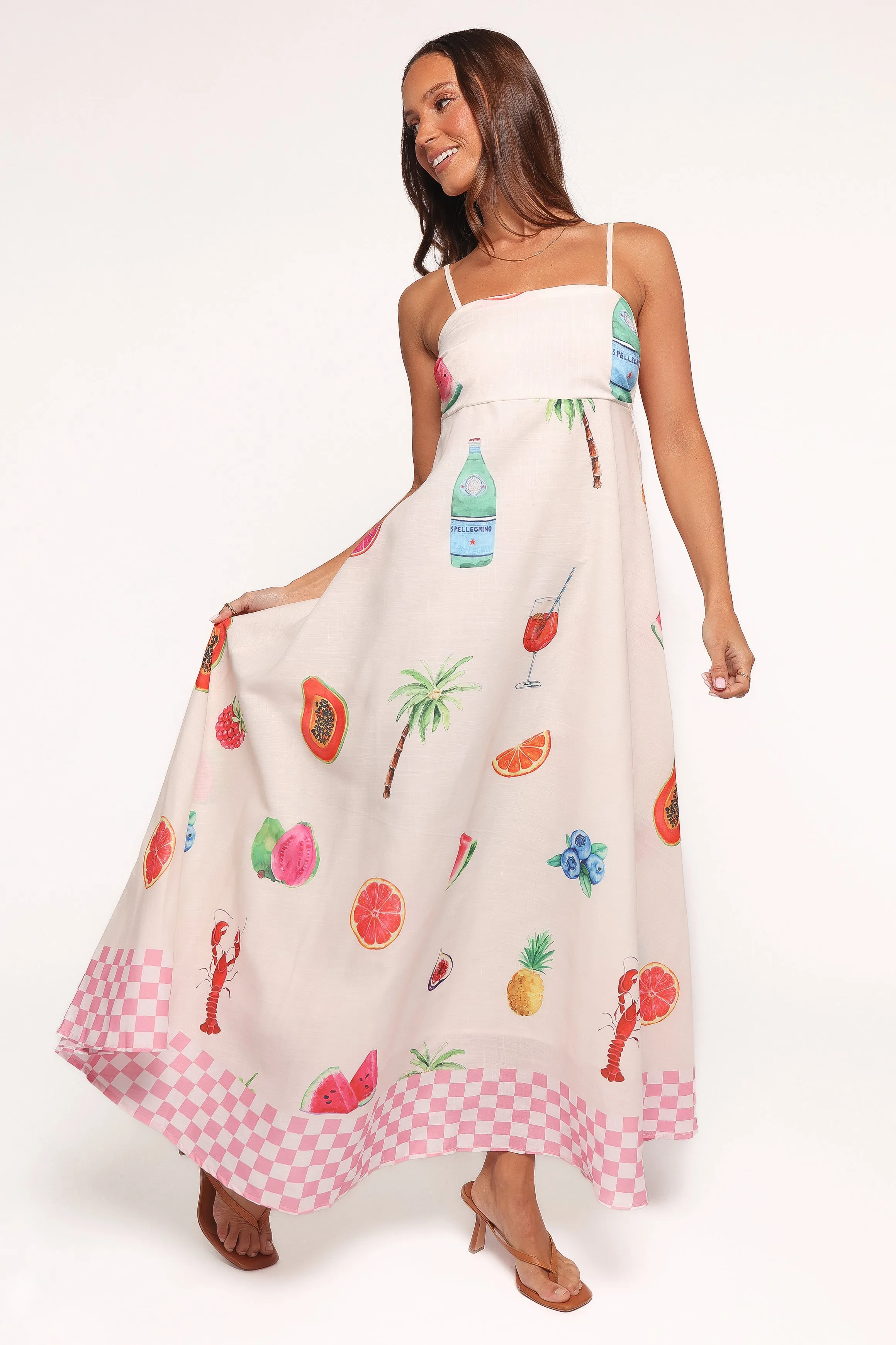 Brea Maxi Dress - Tutti Fruitti sold by Petal & Pup product image thumbnail 3