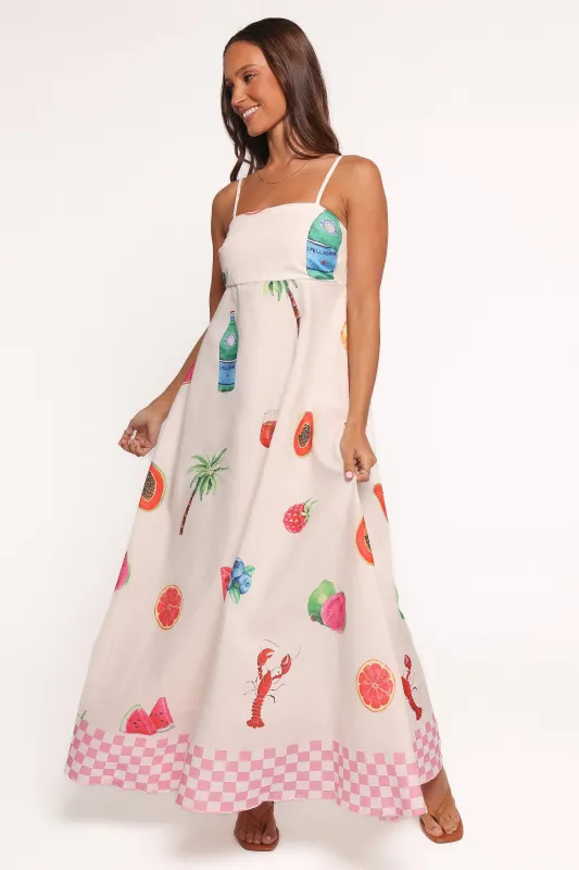 Brea Maxi Dress - Tutti Fruitti sold by Petal & Pup