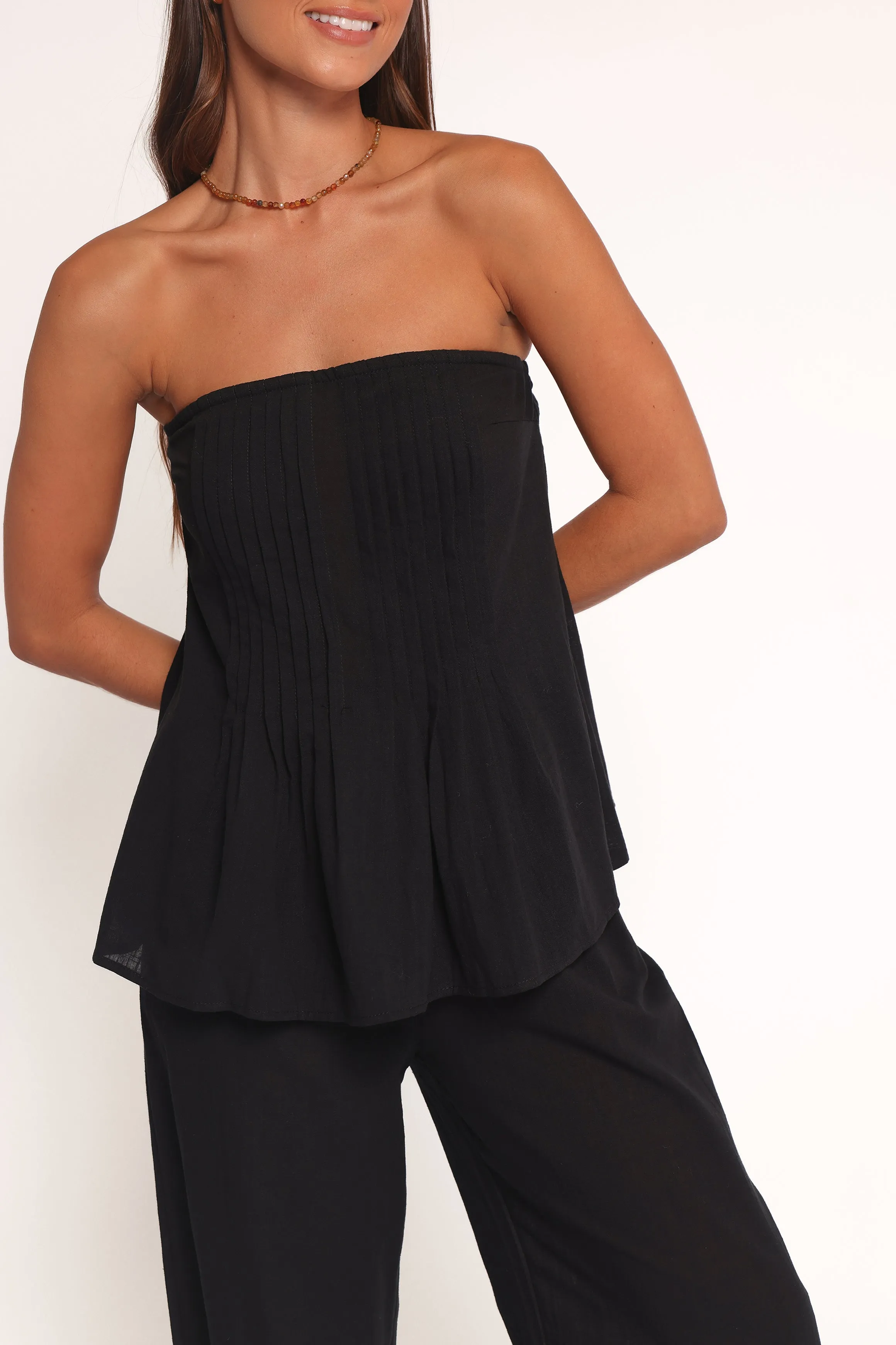Charlie Strapless Pant Set - Black sold by Petal & Pup product image thumbnail 5