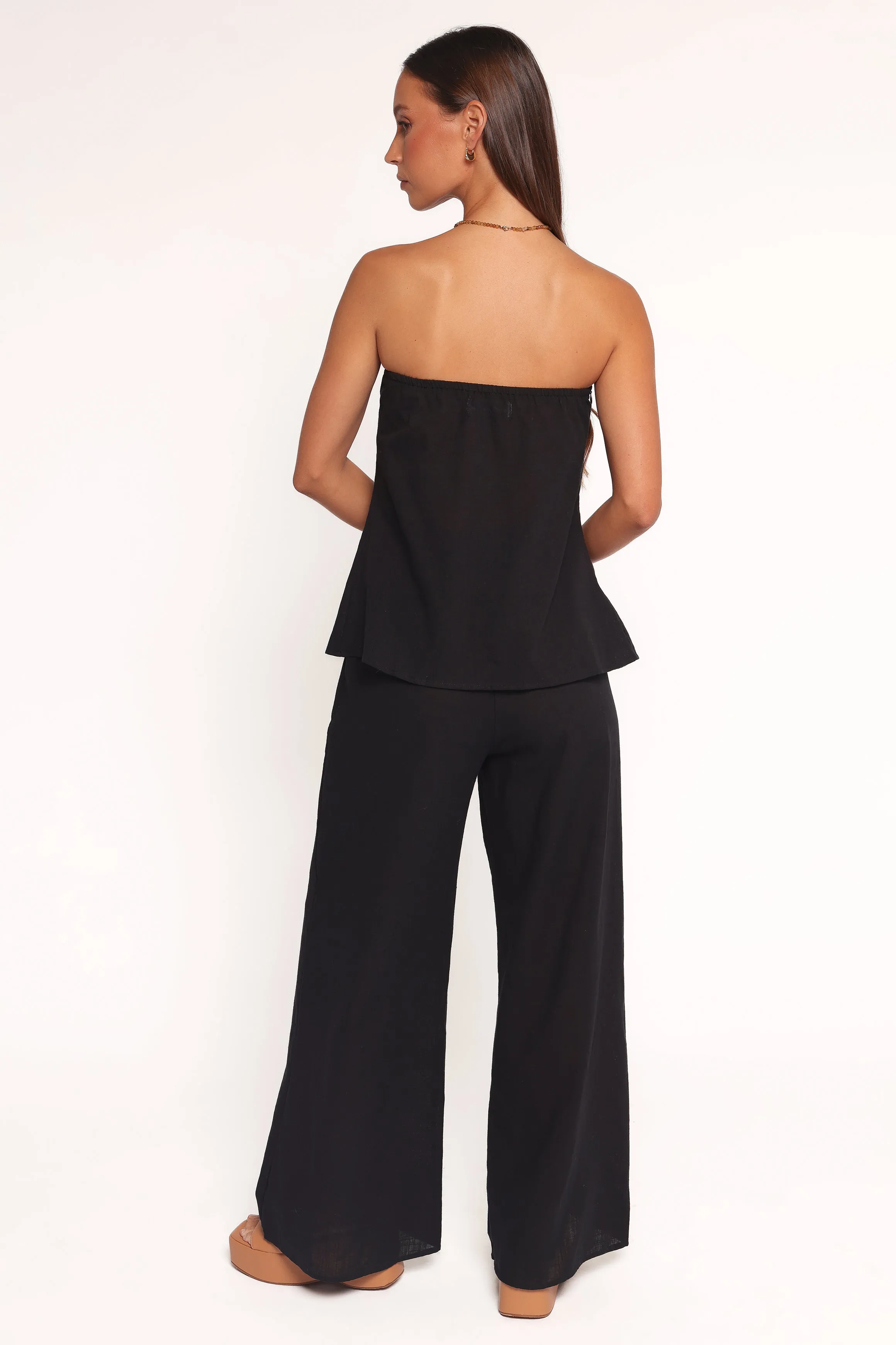 Charlie Strapless Pant Set - Black sold by Petal & Pup product image thumbnail 4