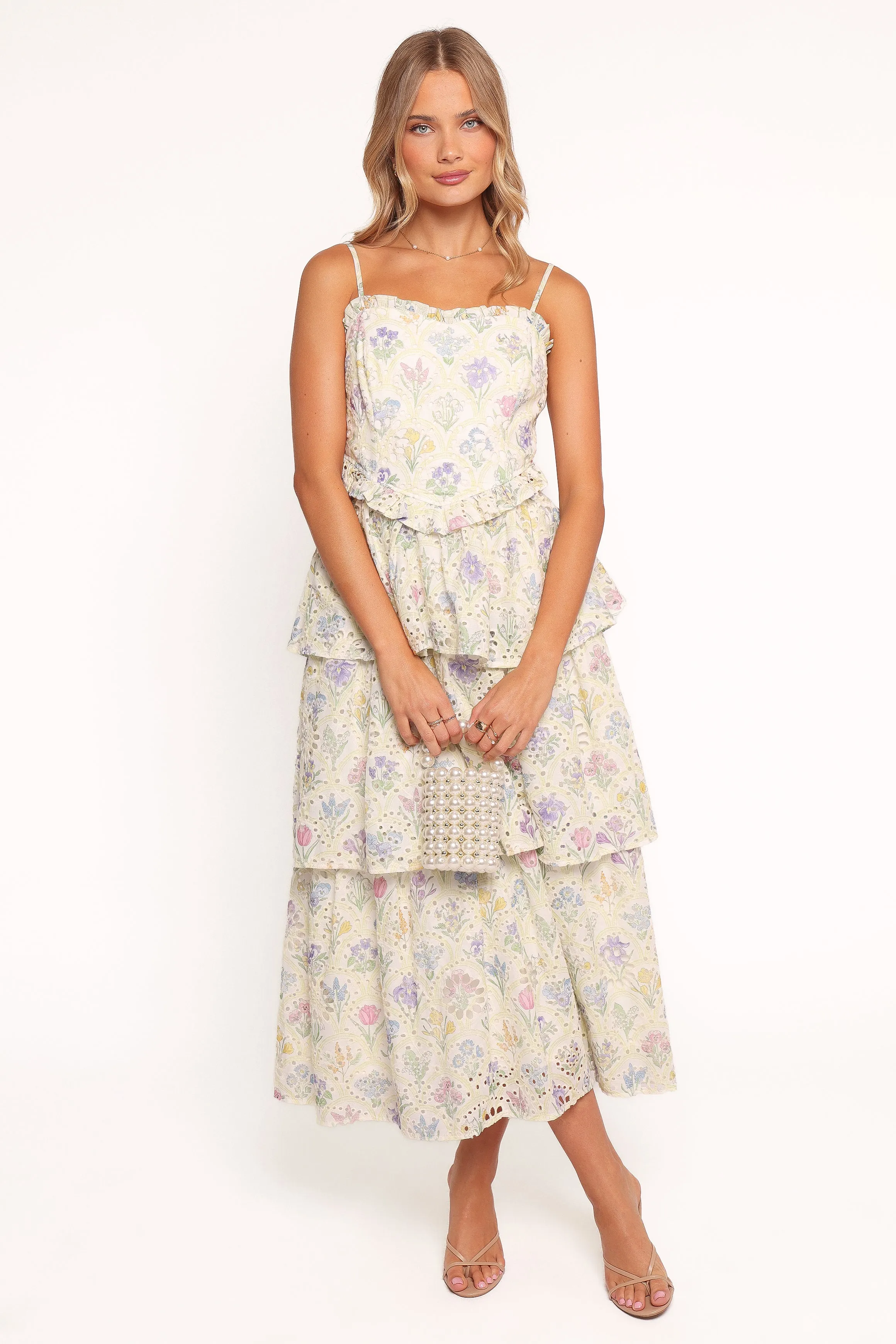 Iveta Midi Dress - Multi Floral sold by Petal & Pup product image thumbnail 3