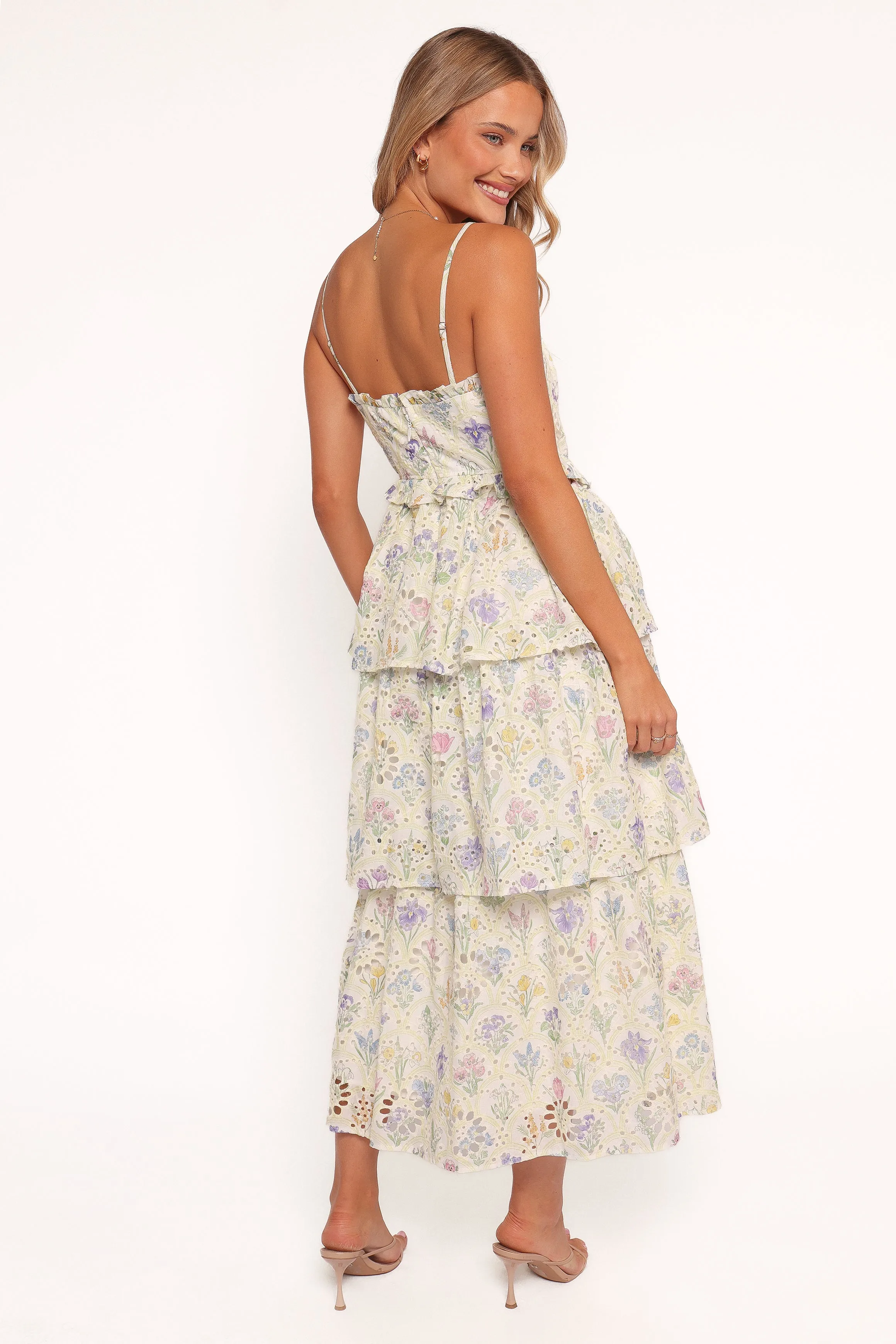 Iveta Midi Dress - Multi Floral sold by Petal & Pup product image thumbnail 5