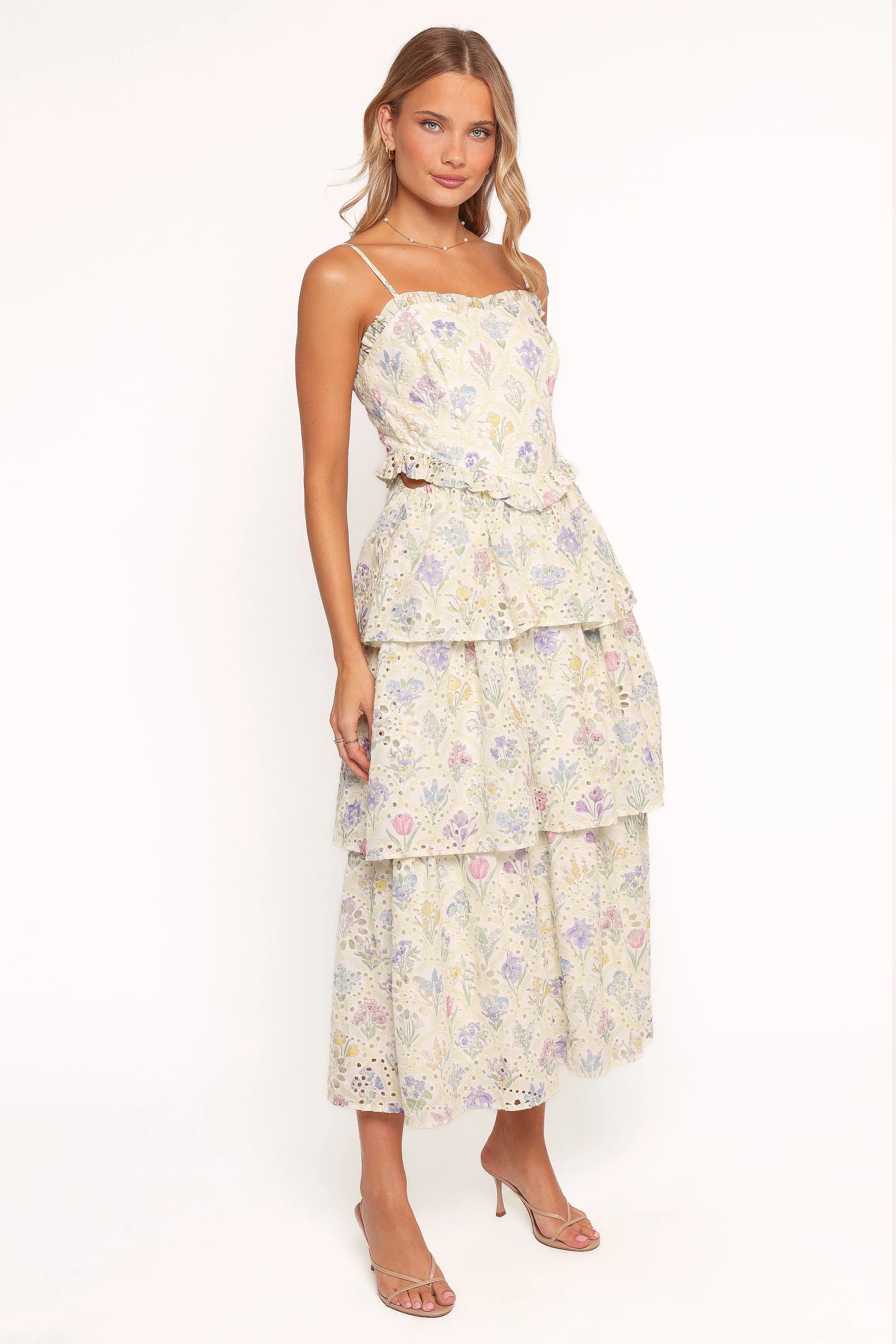 Iveta Midi Dress - Multi Floral sold by Petal & Pup product image thumbnail 4