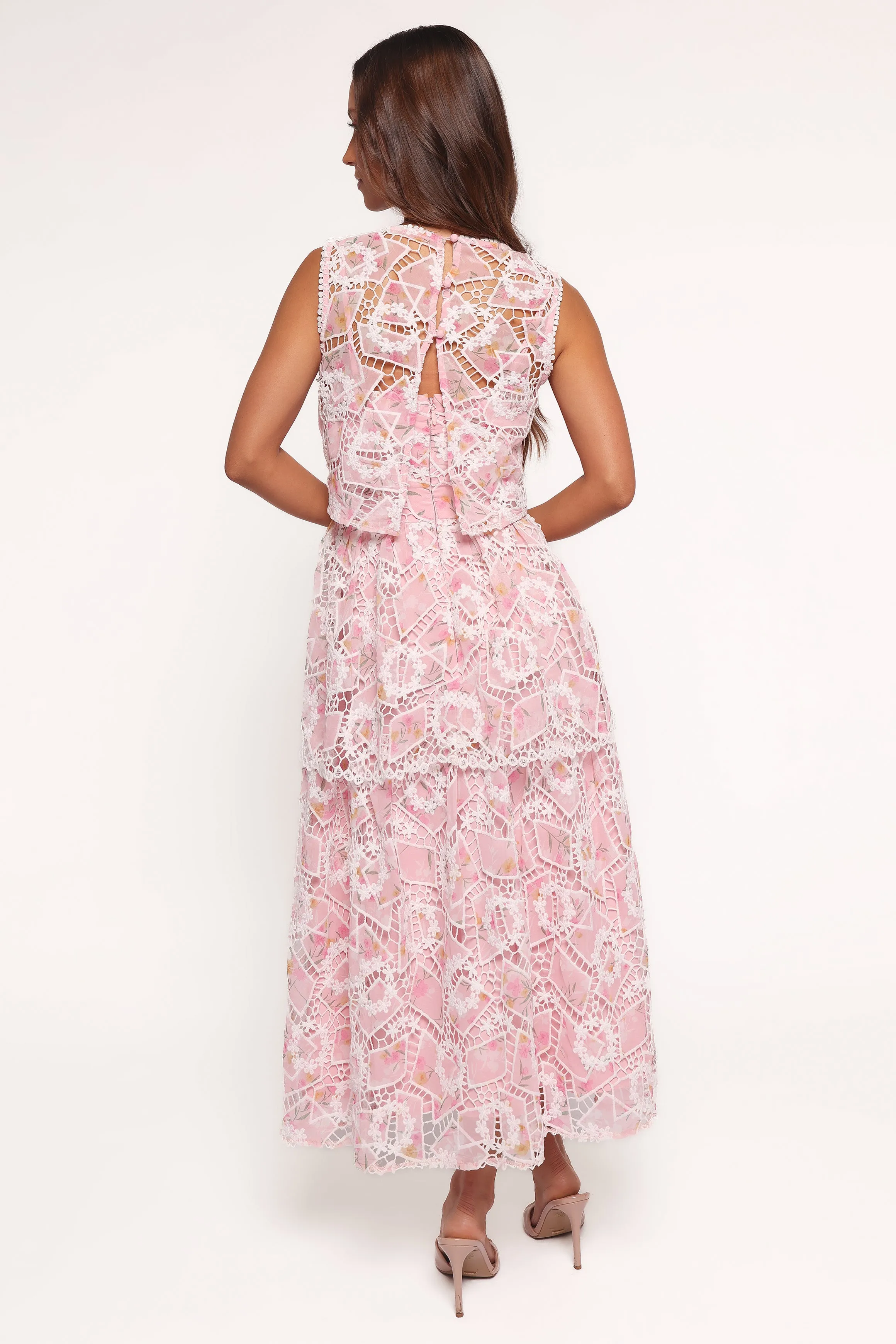 Eleanora Midi Dress - Pink Floral sold by Petal & Pup product image thumbnail 4
